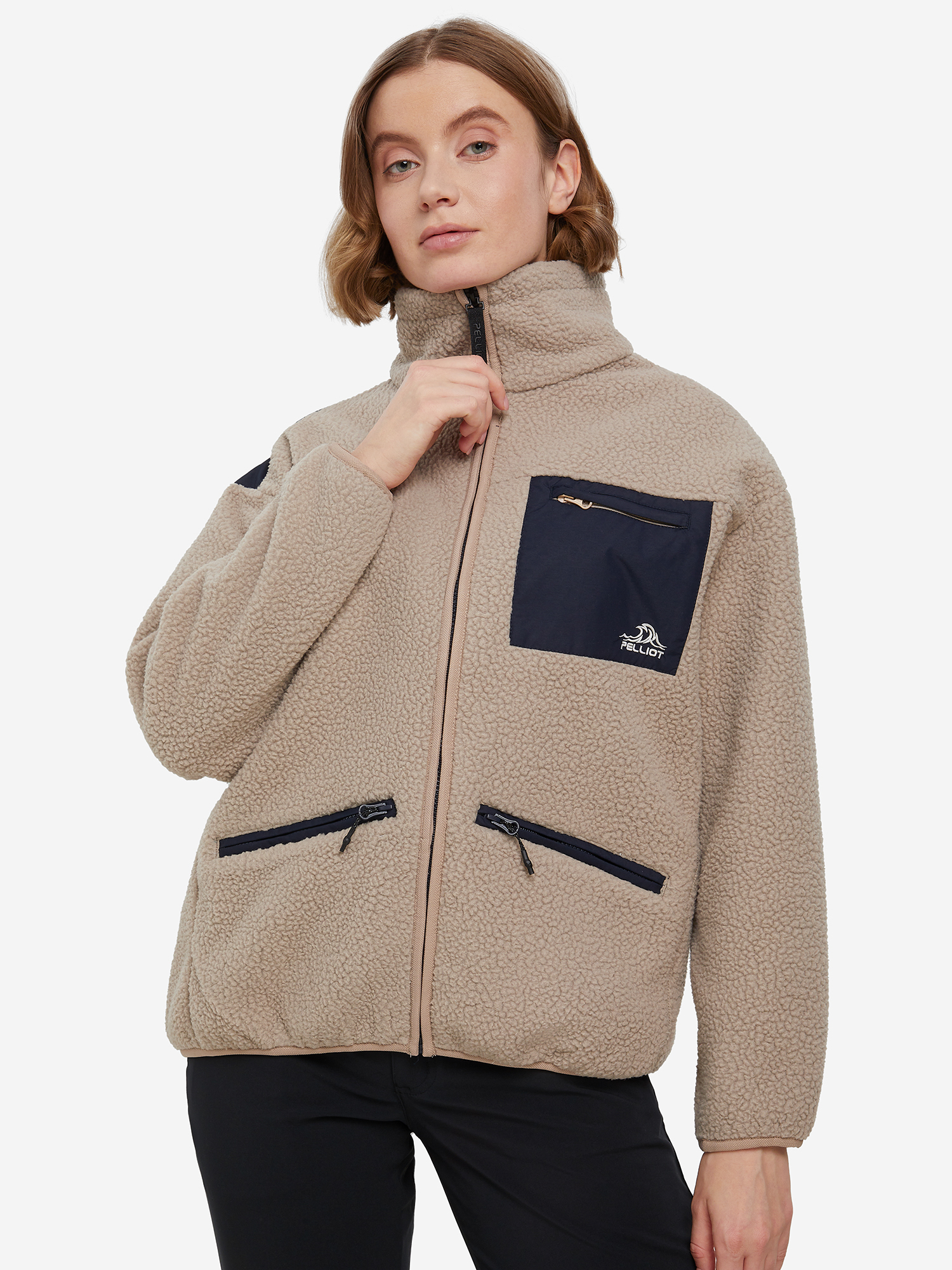 

Джемпер флисовый женский Pelliot, Бежевый