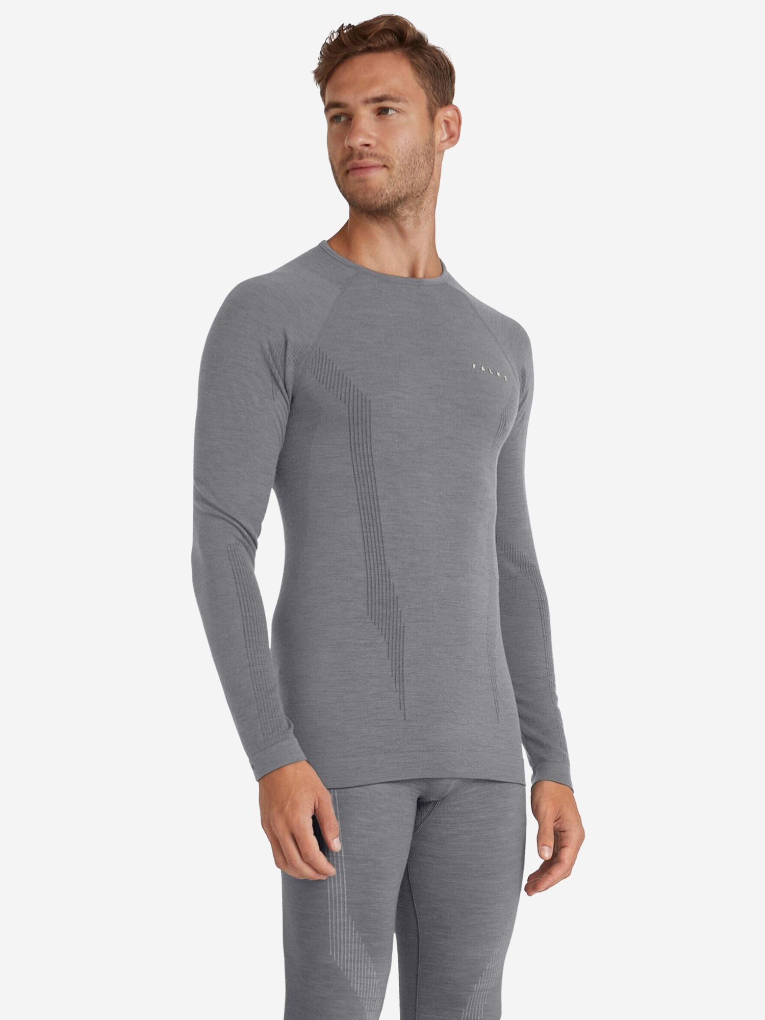 Изображение товара Мужской термолонгслив FALKE для активного отдыха и зимних видов спорта