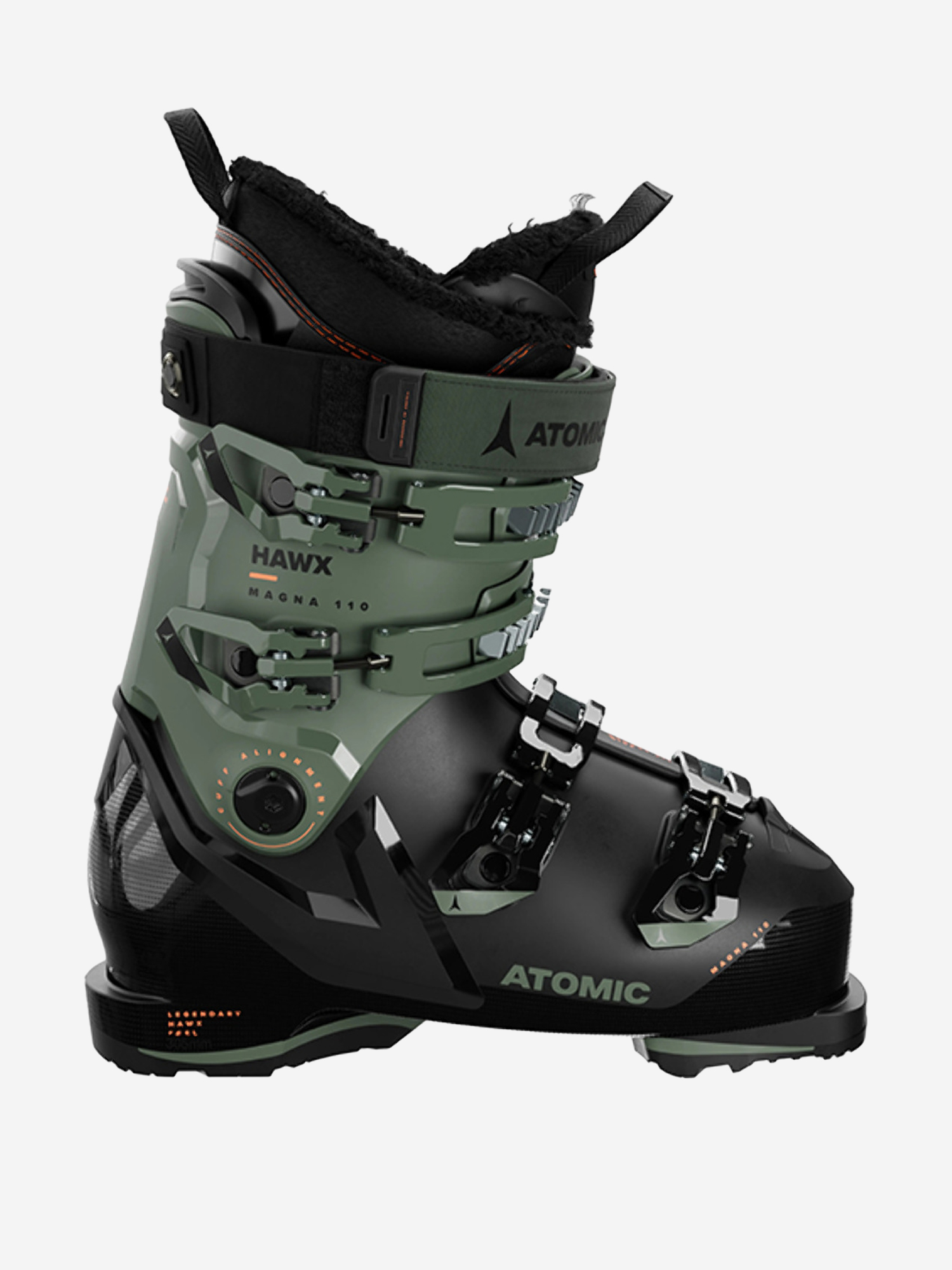 

Горнолыжные ботинки Atomic Hawx Magna 110 GW Black Army/Green/Orange 24/25, Зеленый