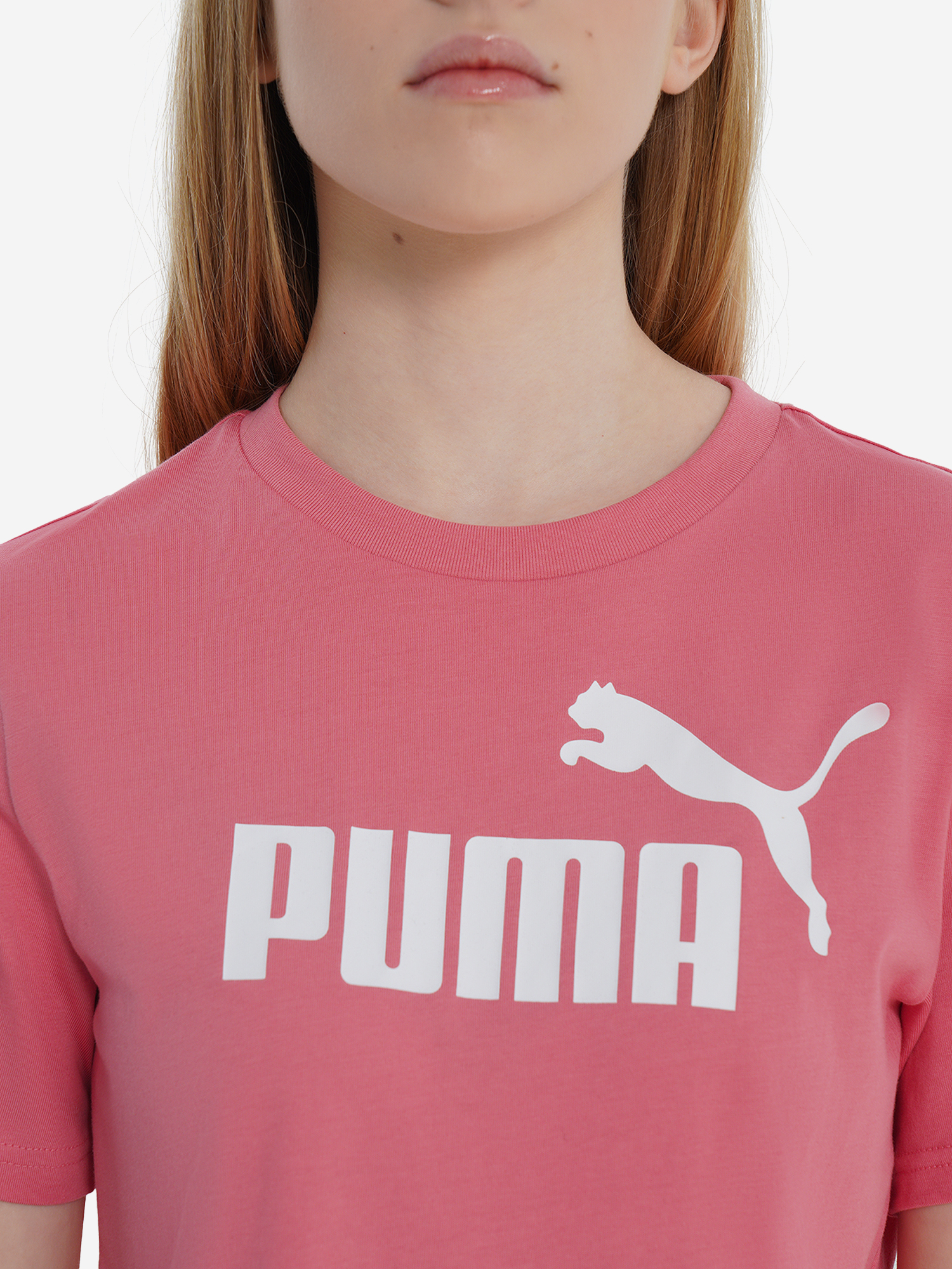 Футболка для девочек PUMA Ess No. 1 Logo, Розовый 5
