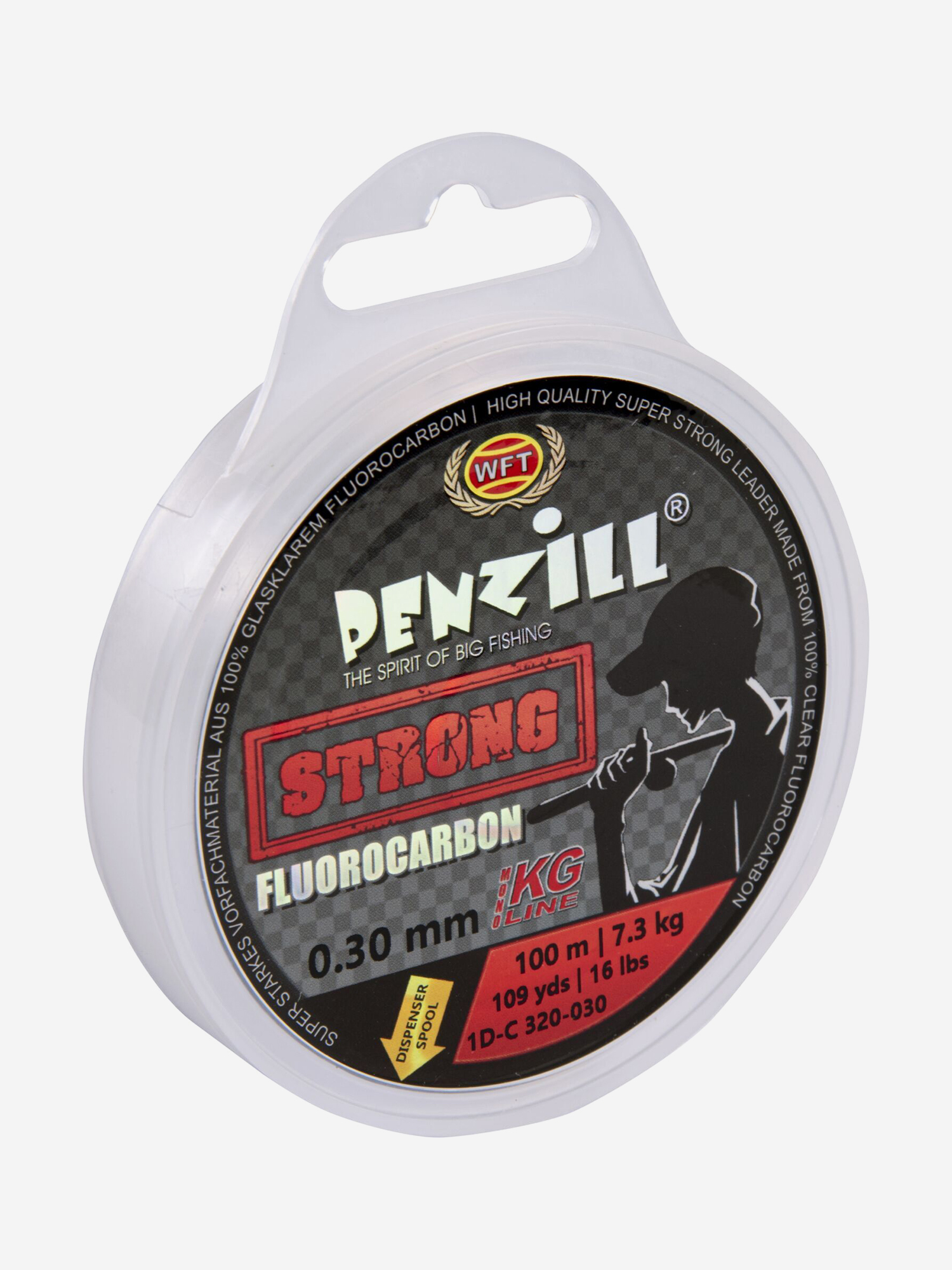 

Леска монофильная WFT Penzill FLUOROCARBON Strong 100/030 (1D-C-320-030), Белый