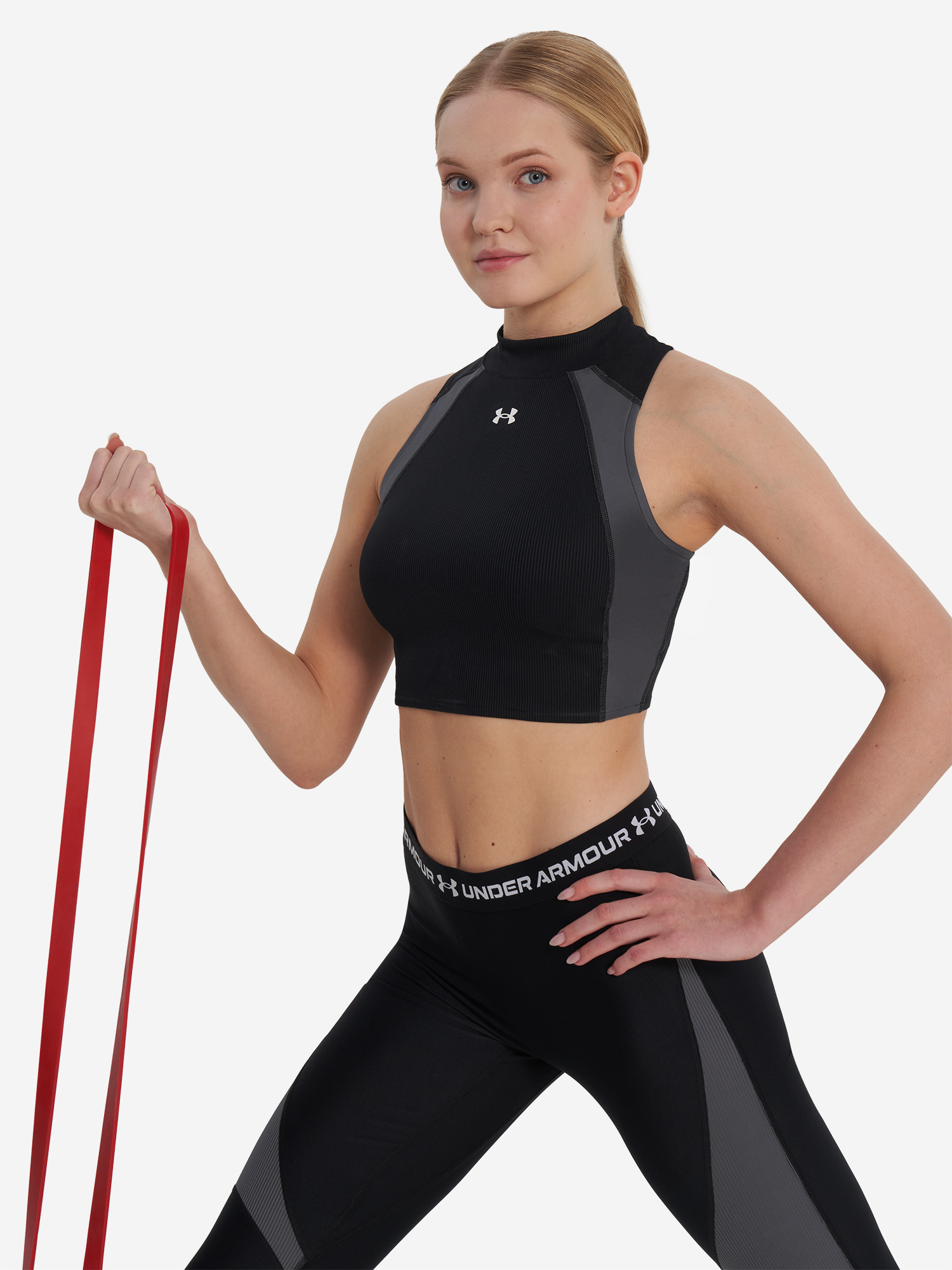 фото Топ бра спортивный under armour, черный