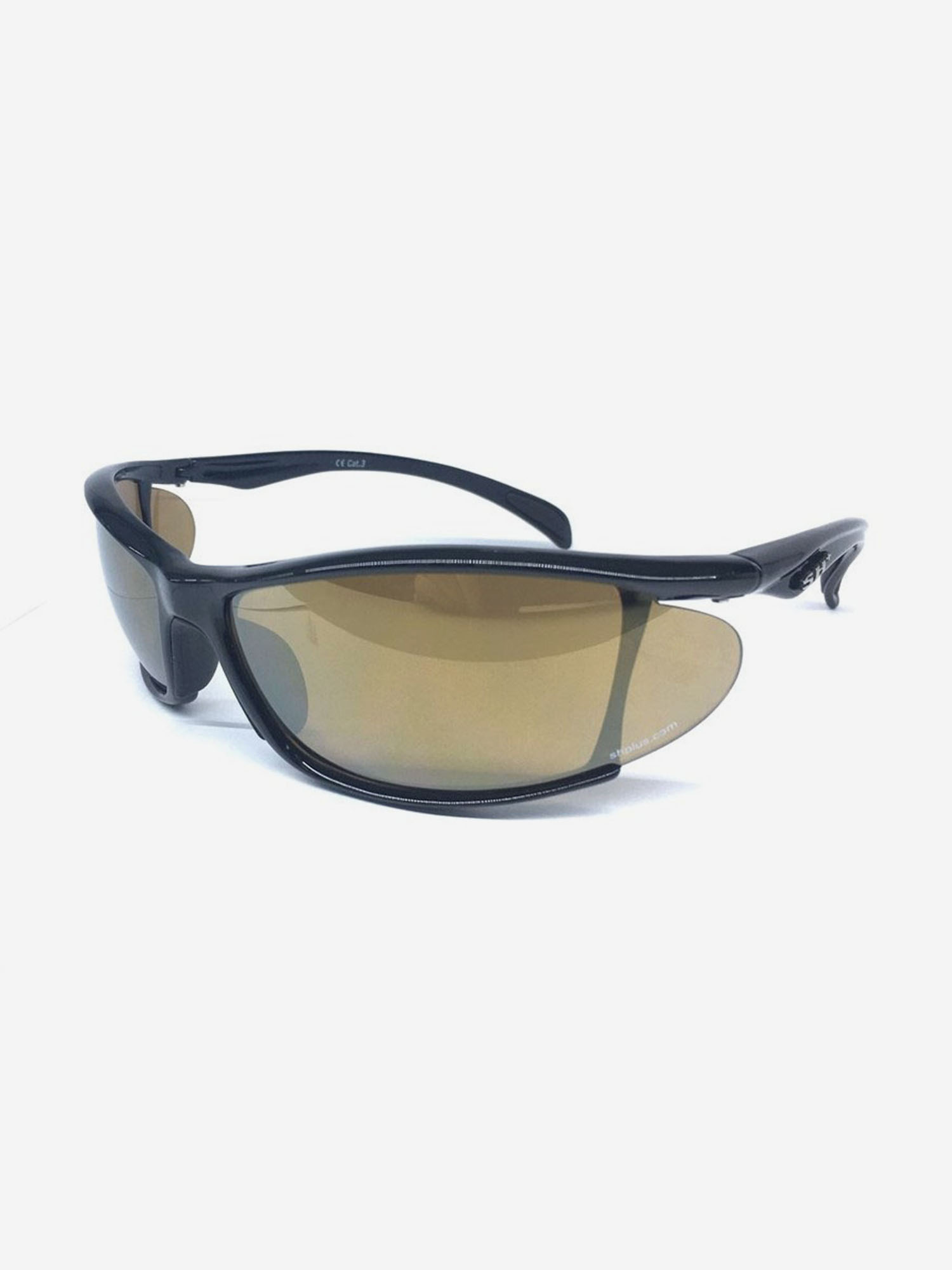Спортивные очки SH+ RG 4110 black/brown (+доп. линза Clear+кофр), Черный
