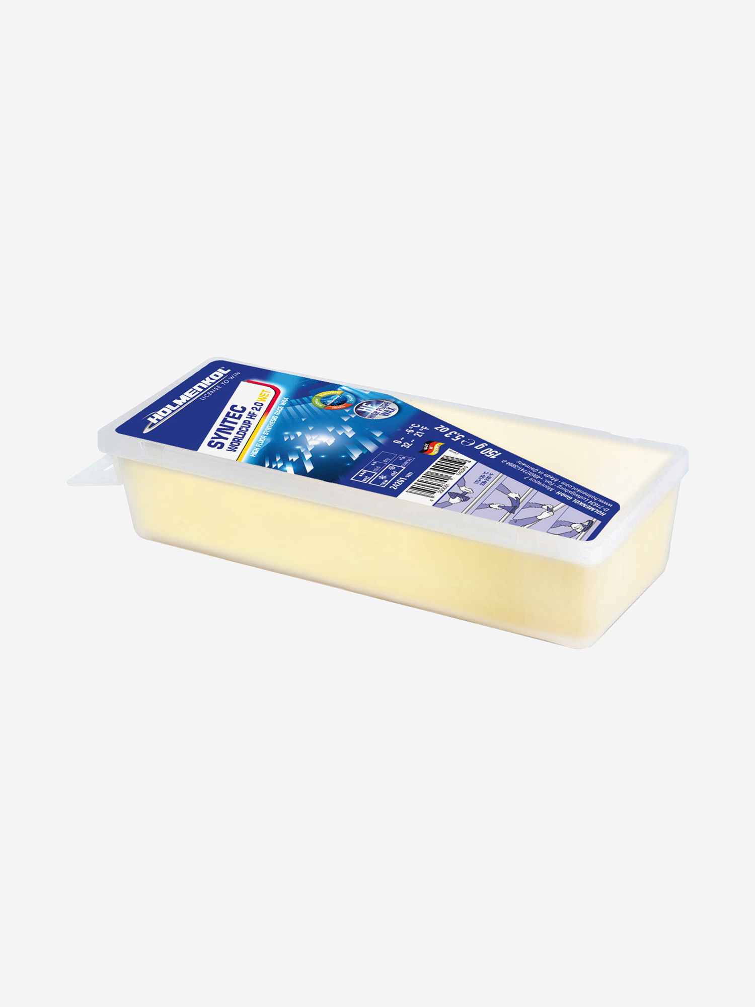 

Мазь скольжения Holmenkol Syntec WorldCup HF 2.0, 150 г, Желтый