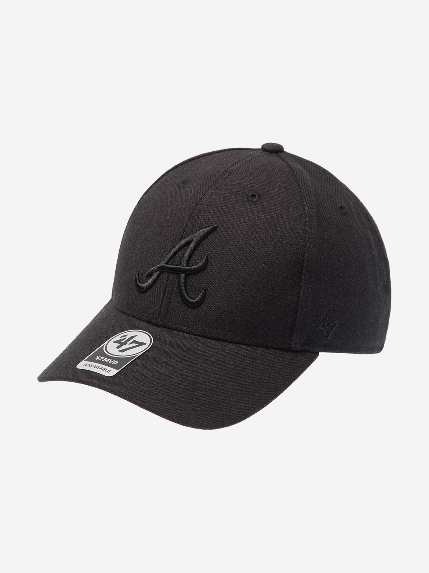 

Бейсболка 47 BRAND B-MVP01WBV-BKB Atlanta Braves MLB (черный), Черный