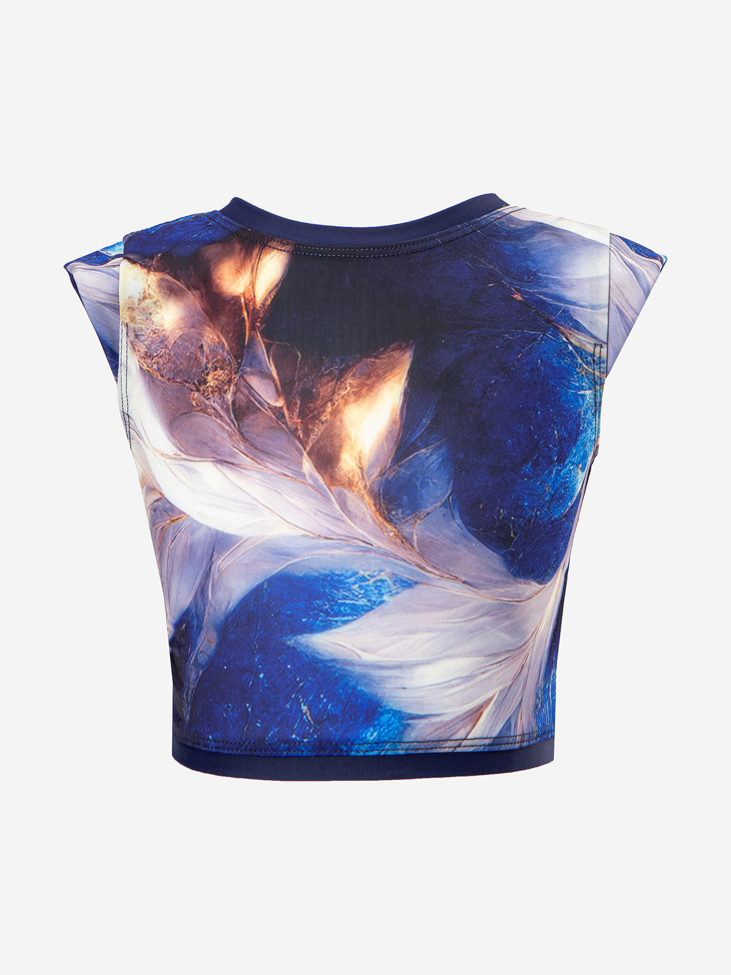 Изображение товара Детский спортивный топ с коротким рукавом ШарЛиС Sunset Blue для девочек