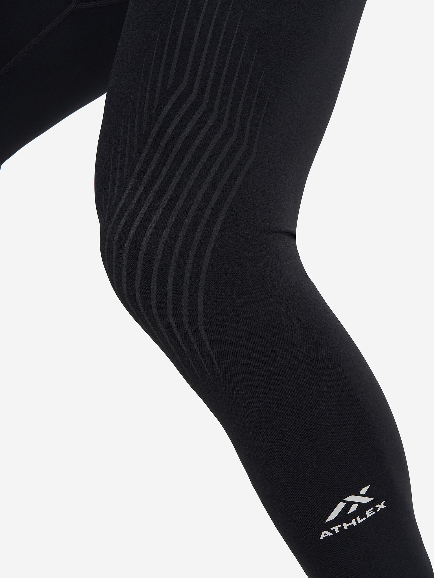 фото Тайтсы мужские athlex, черный