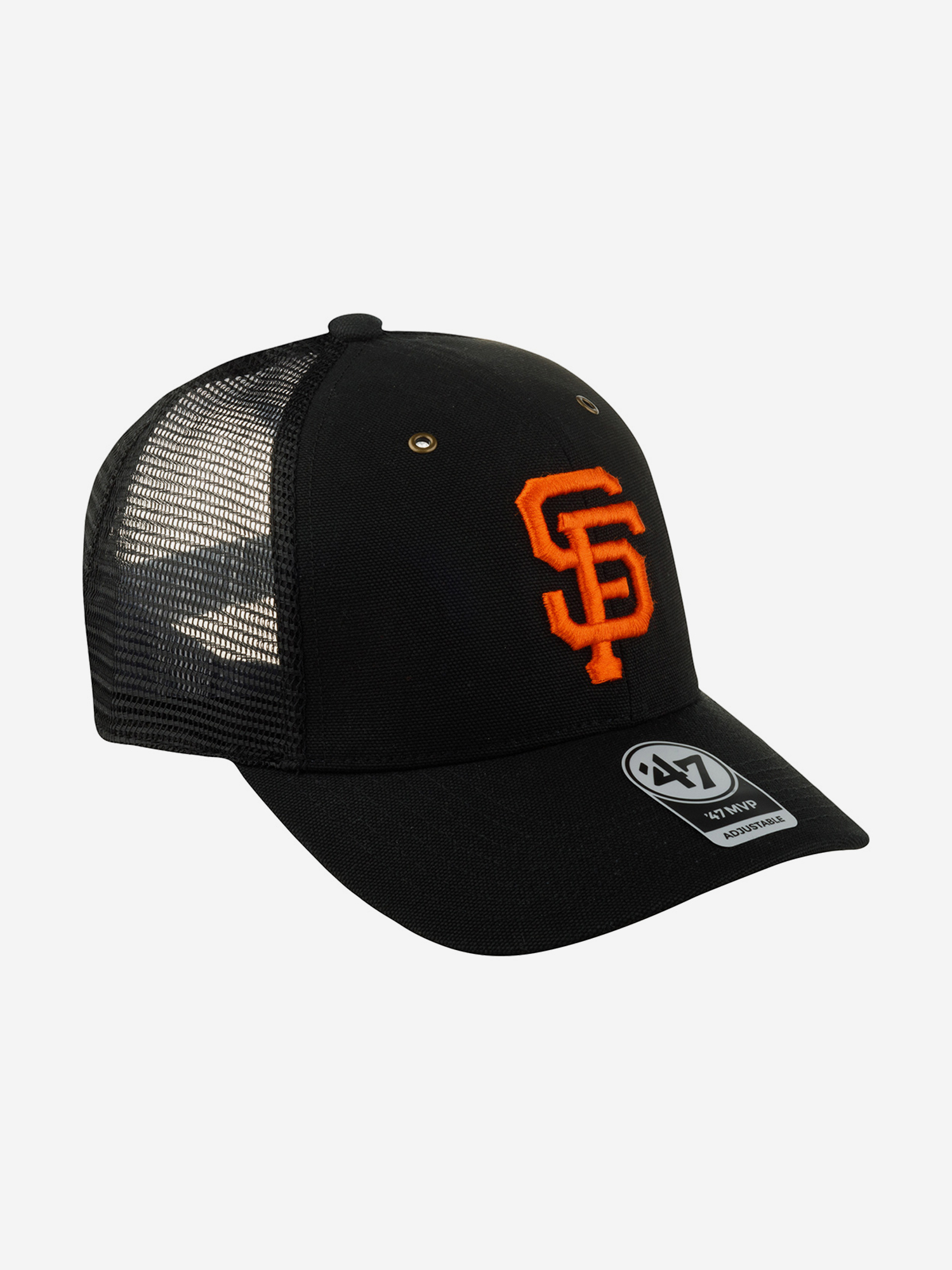 Бейсболка с сеточкой 47 BRAND Carhartt collab San Francisco Giants MLB (черный), Черный 36-674XDOX403-09, размер Без размера - фото 2