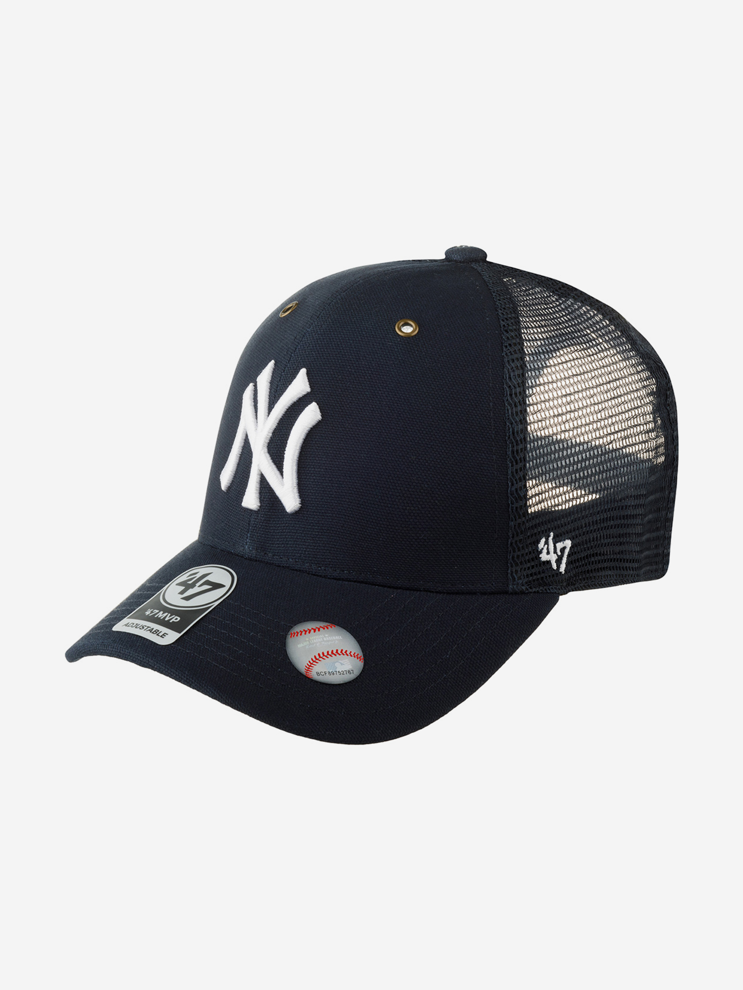 Бейсболка с сеточкой 47 BRAND Carhartt collab New York Yankees MLB (синий), Синий 36-670XDOX403-16, размер Без размера