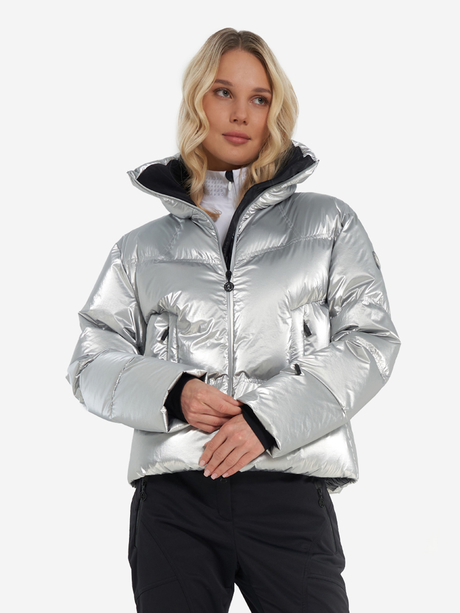 

Пуховик женский Sportalm Positano, Серебряный