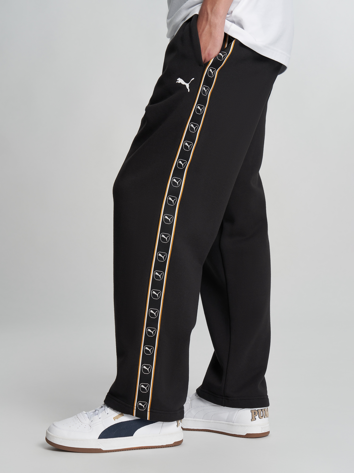 Брюки мужские PUMA Essentials Elevated Tape, Черный 2