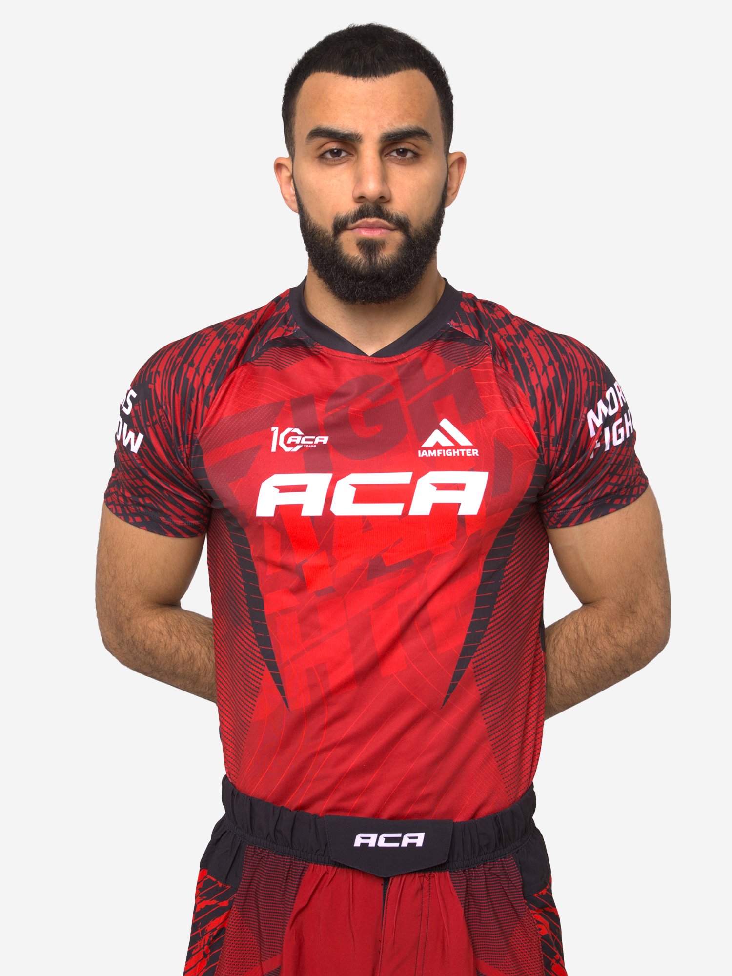 

Футболка для единоборств IAMFIGHTER ACA, Красный