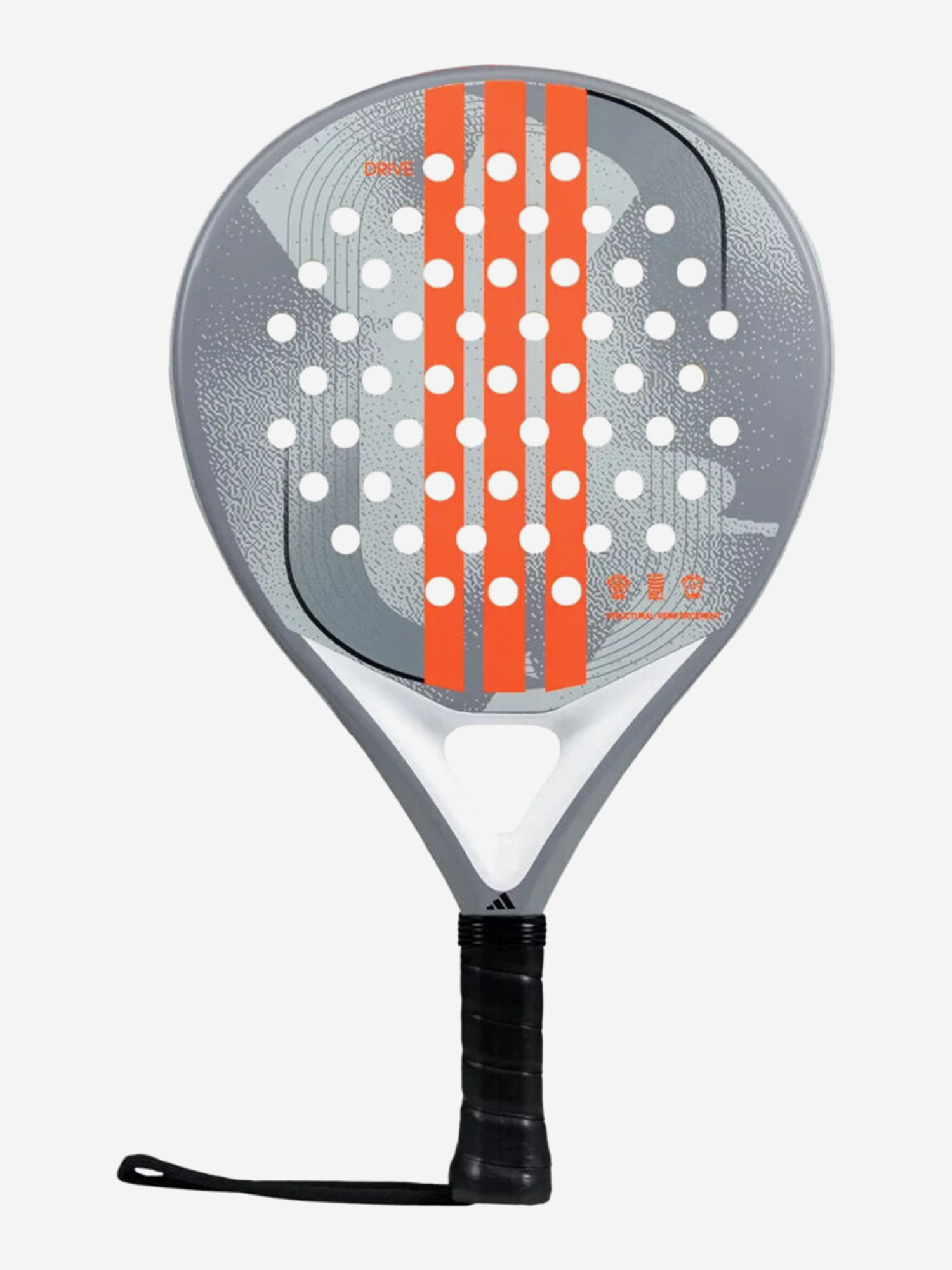 Изображение товара Ракетка для падела Adidas Drive Grey 3.4 2025 — легкая и маневренная для начинающих спортсменов