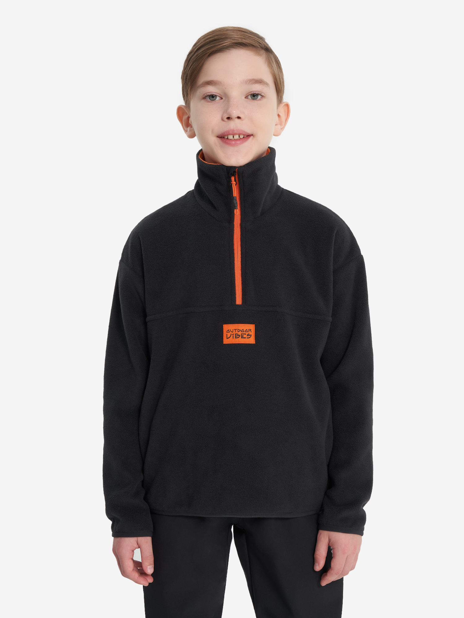 

Джемпер флисовый для мальчиков Outventure, Черный