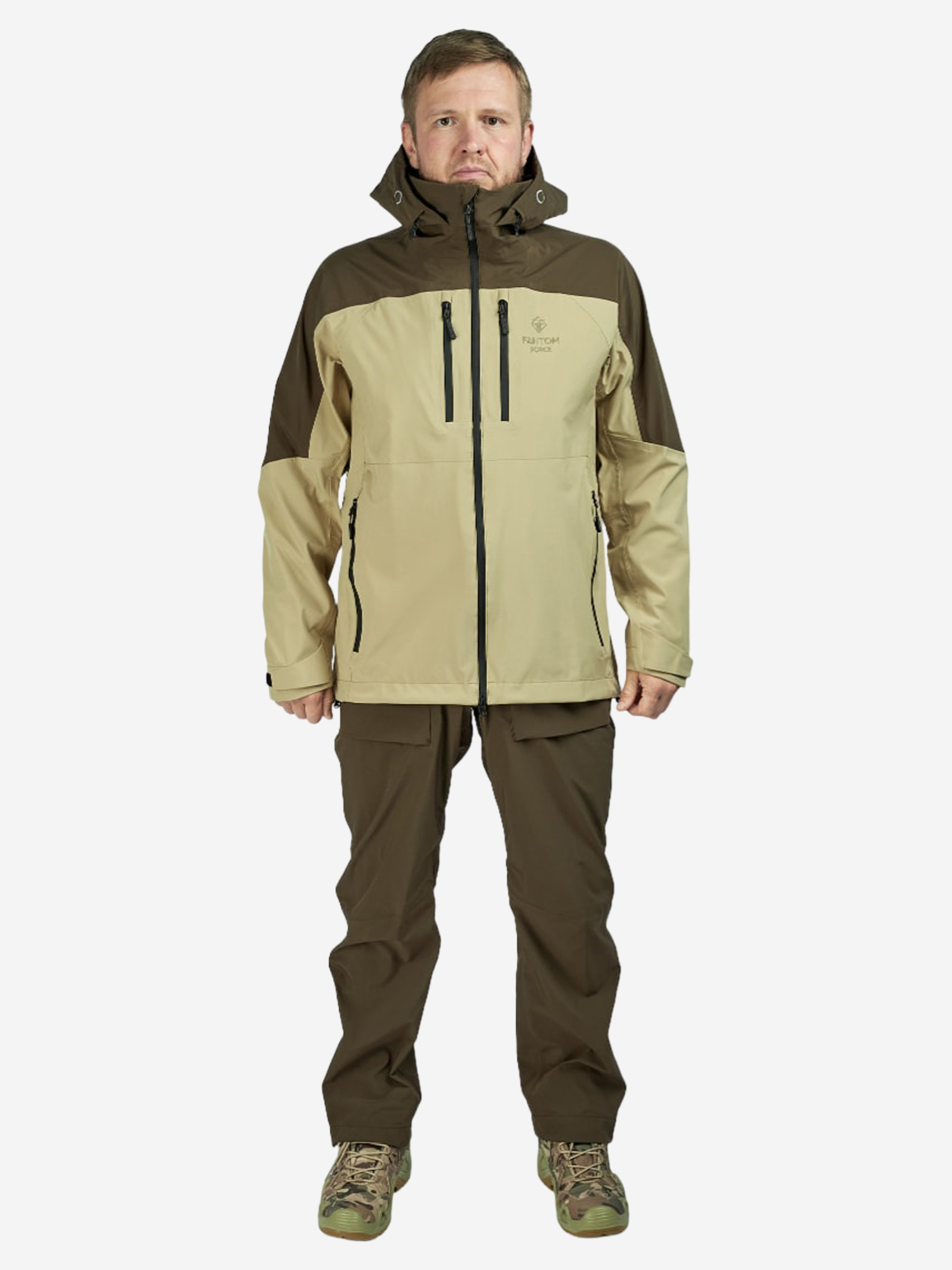 Изображение товара Мужской демисезонный костюм для охоты и рыбалки Fantom Force SPAWN хаки бежевый