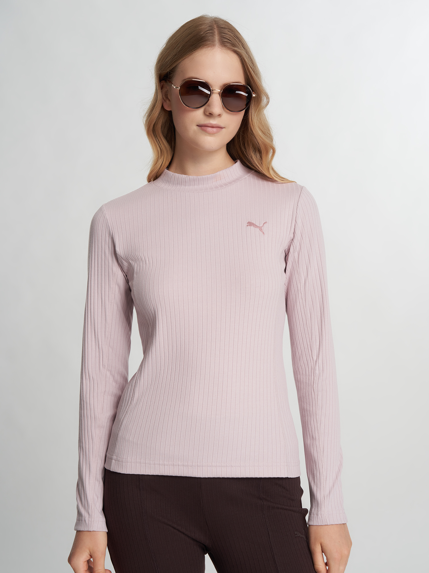 Лонгслив женский PUMA, Розовый 2