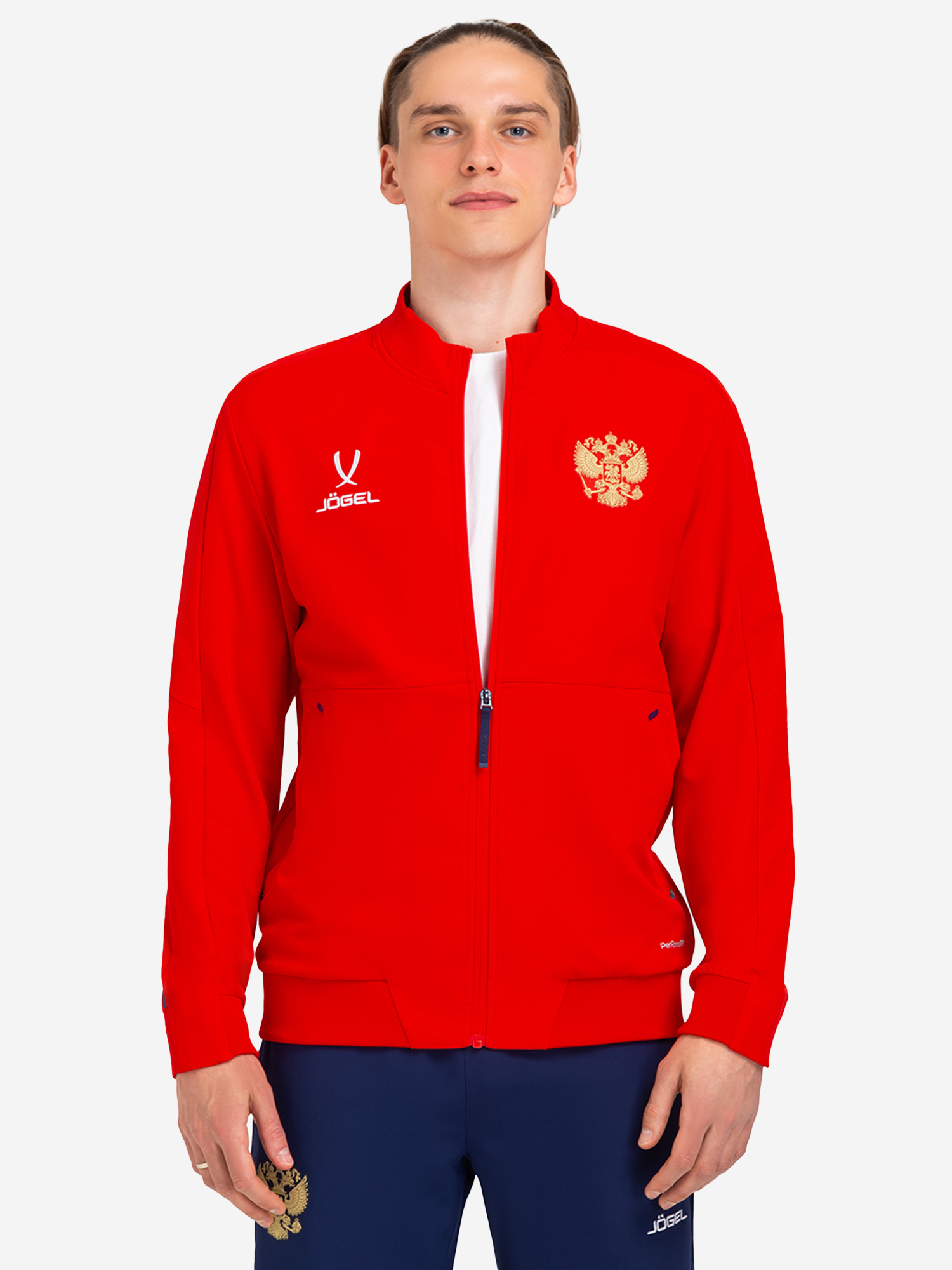 

Куртка спортивная Jögel NATIONAL PerFormDRY Woven Jacket, красный, Красный