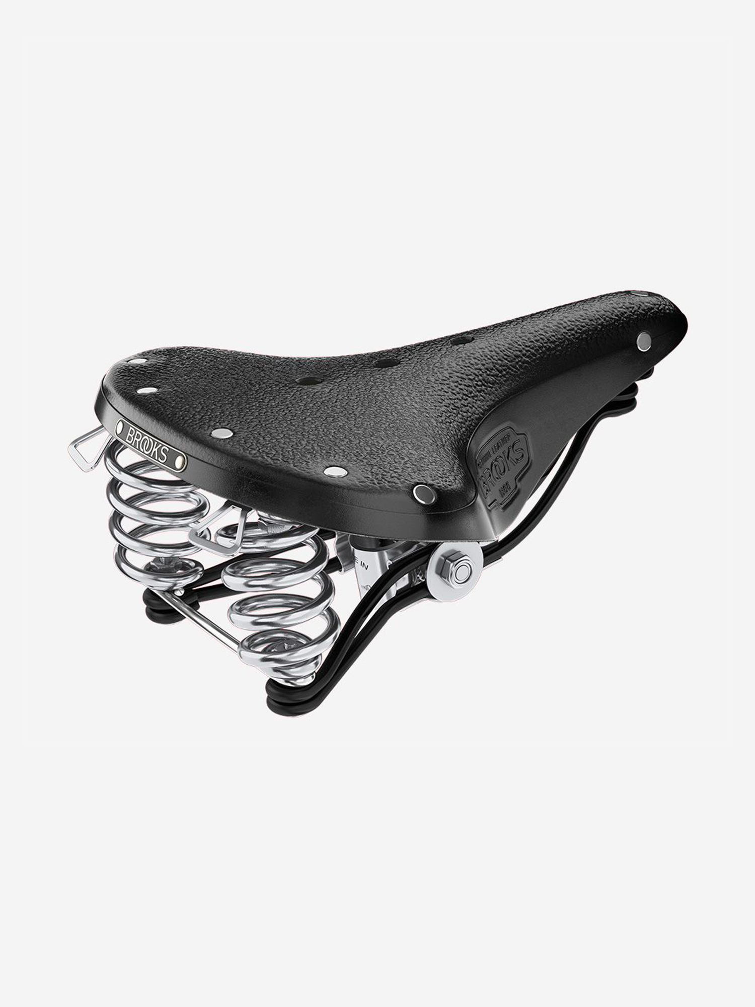 

Седло кожаное brooks B66 Black (B281HS0A07202), Черный