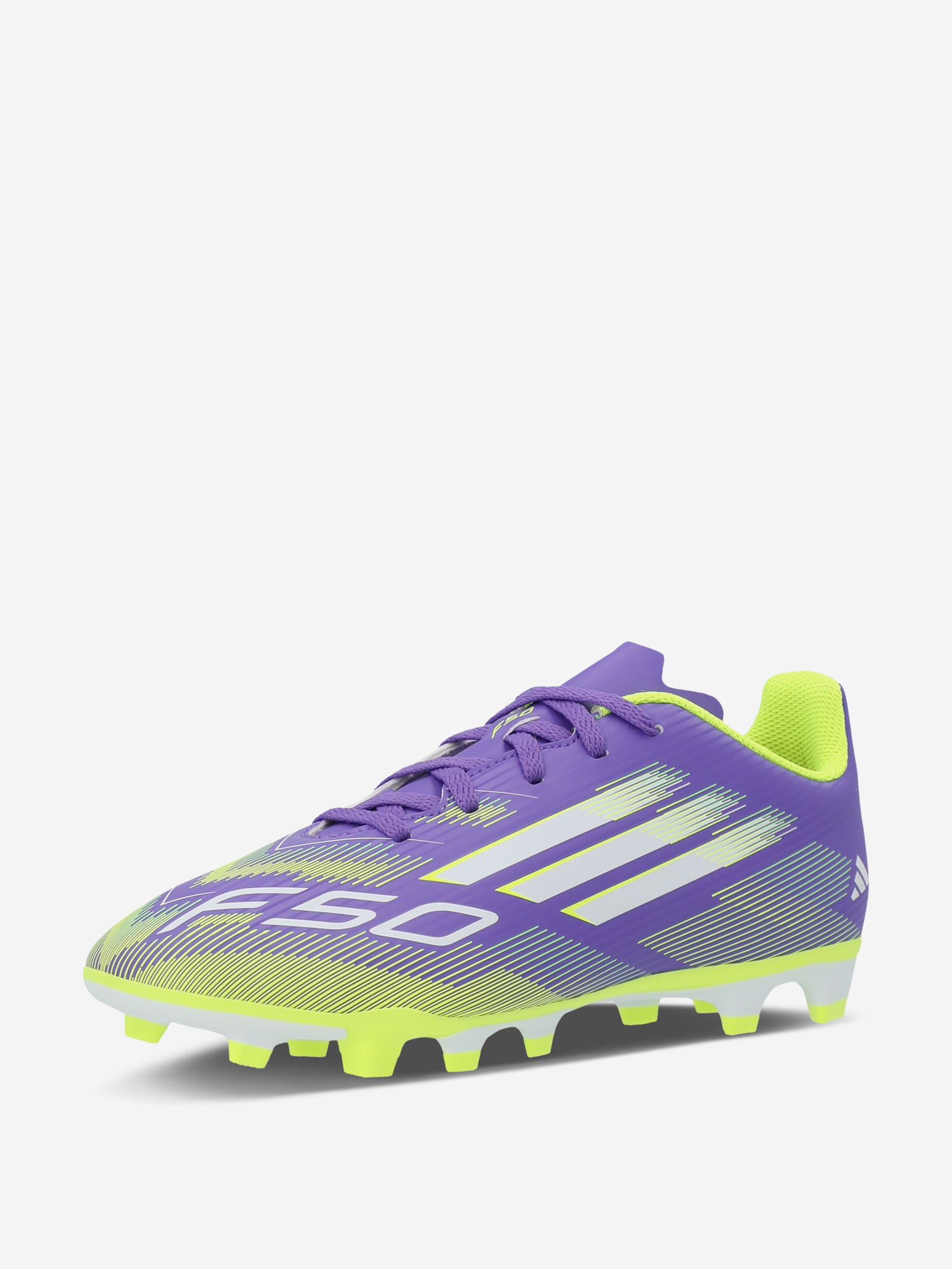 фото Бутсы для мальчиков adidas f50 club, фиолетовый