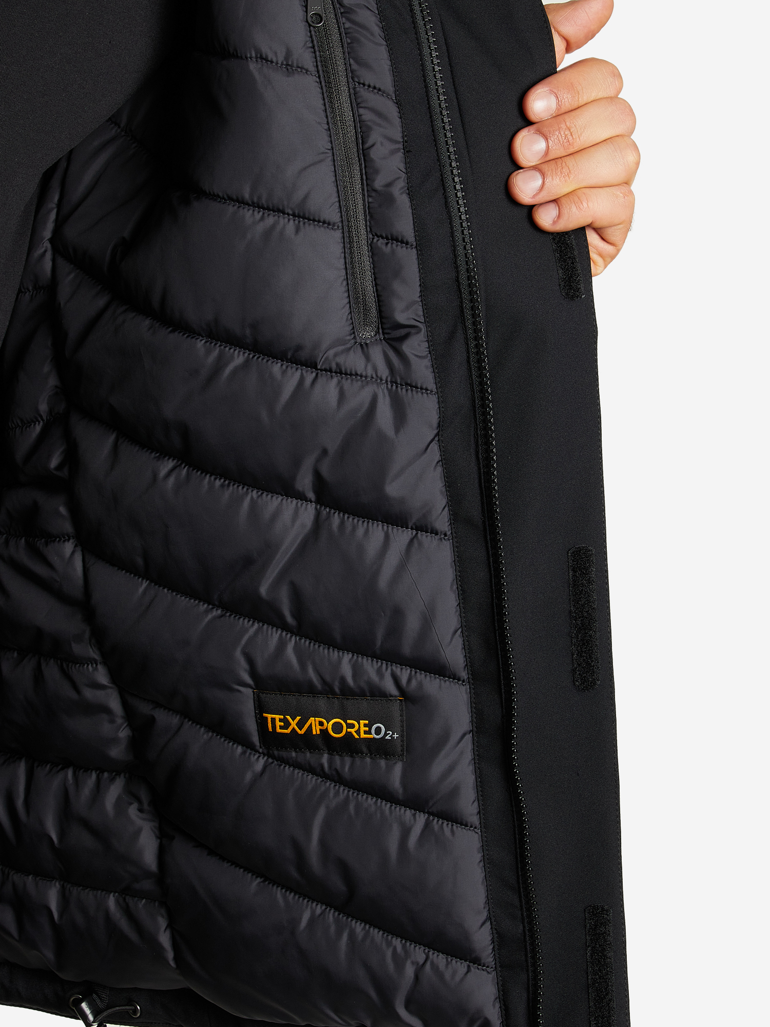 Куртка утепленная мужская Jack Wolfskin Troposphere, Черный 1115321J01-6000, размер 46 - фото 10