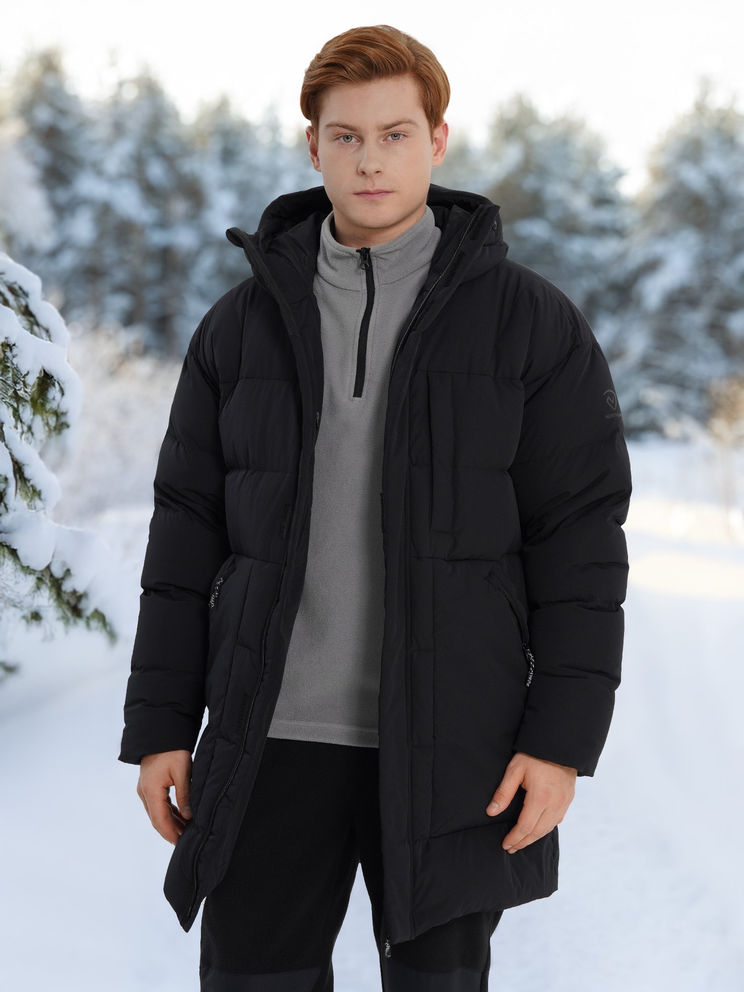 Пуховик мужской Northland, черный, арт. 139162n16-99