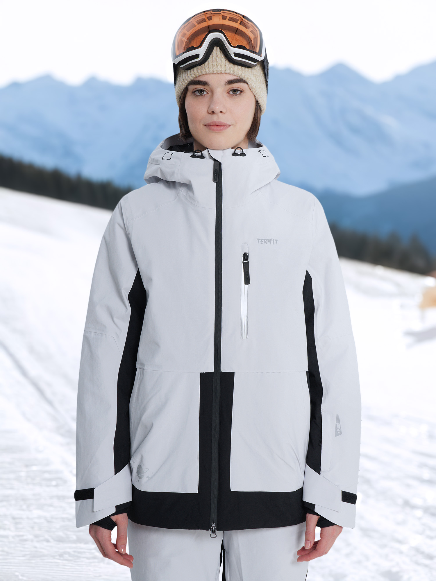 

Куртка сноубордическая женская Termit, Серый