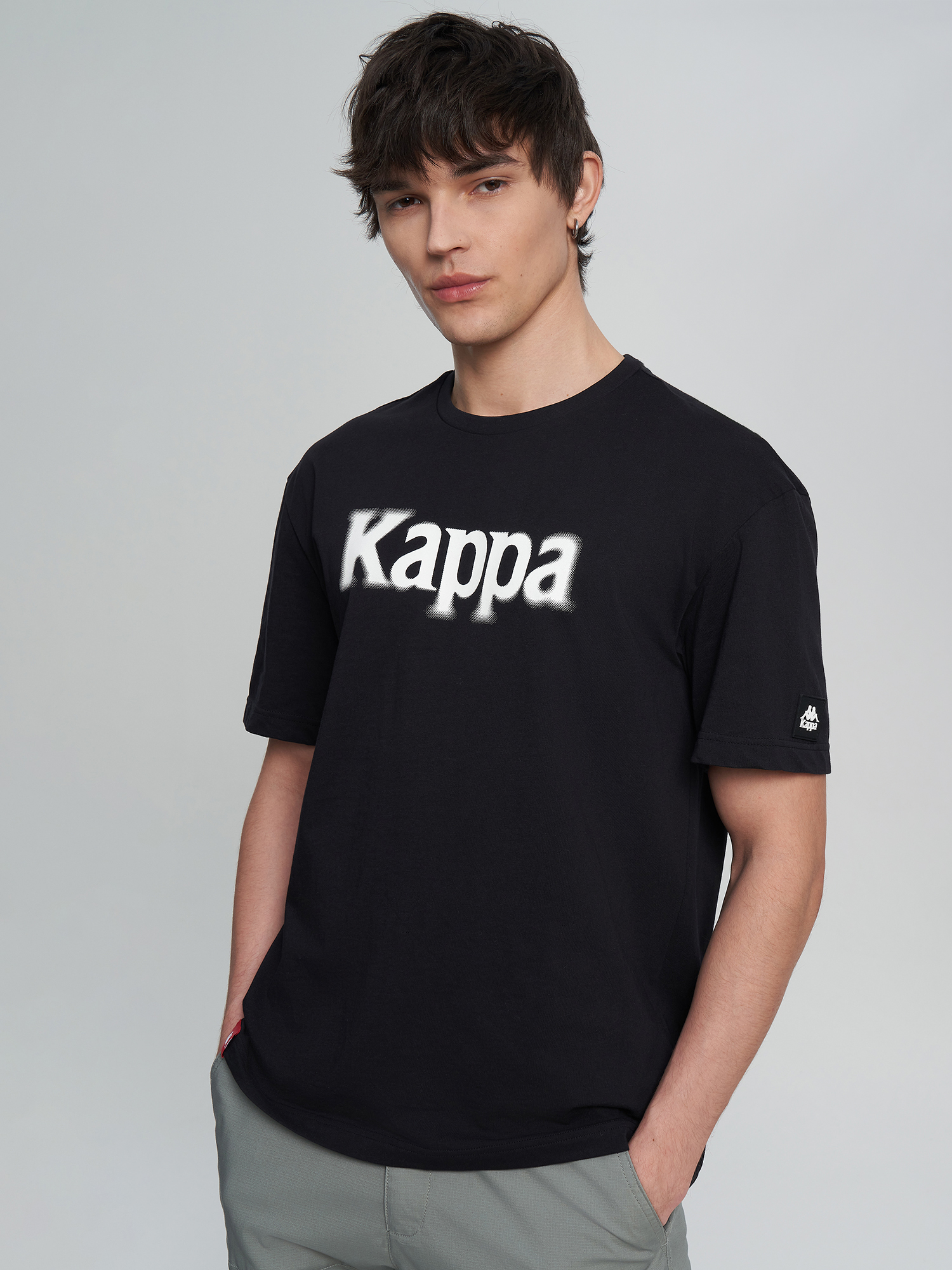 Изображение товара Kappa мужская футболка с логотипом 140834KAP-99 свободного кроя 100 хлопок