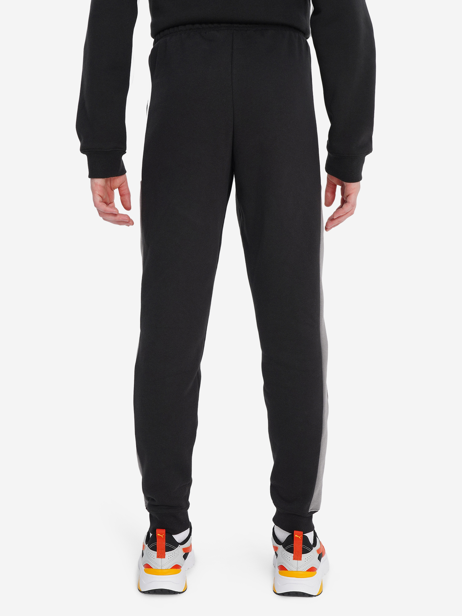 фото Брюки для мальчиков puma ess block, черный