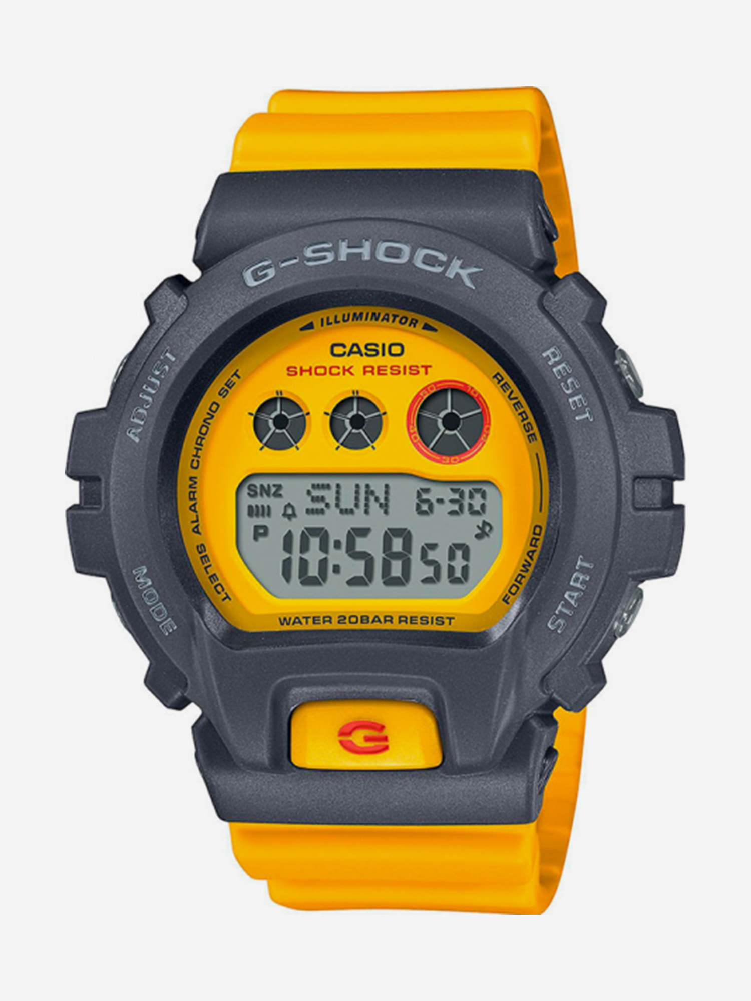 

Спортивные часы Casio GMD-S6900Y-9E, Желтый