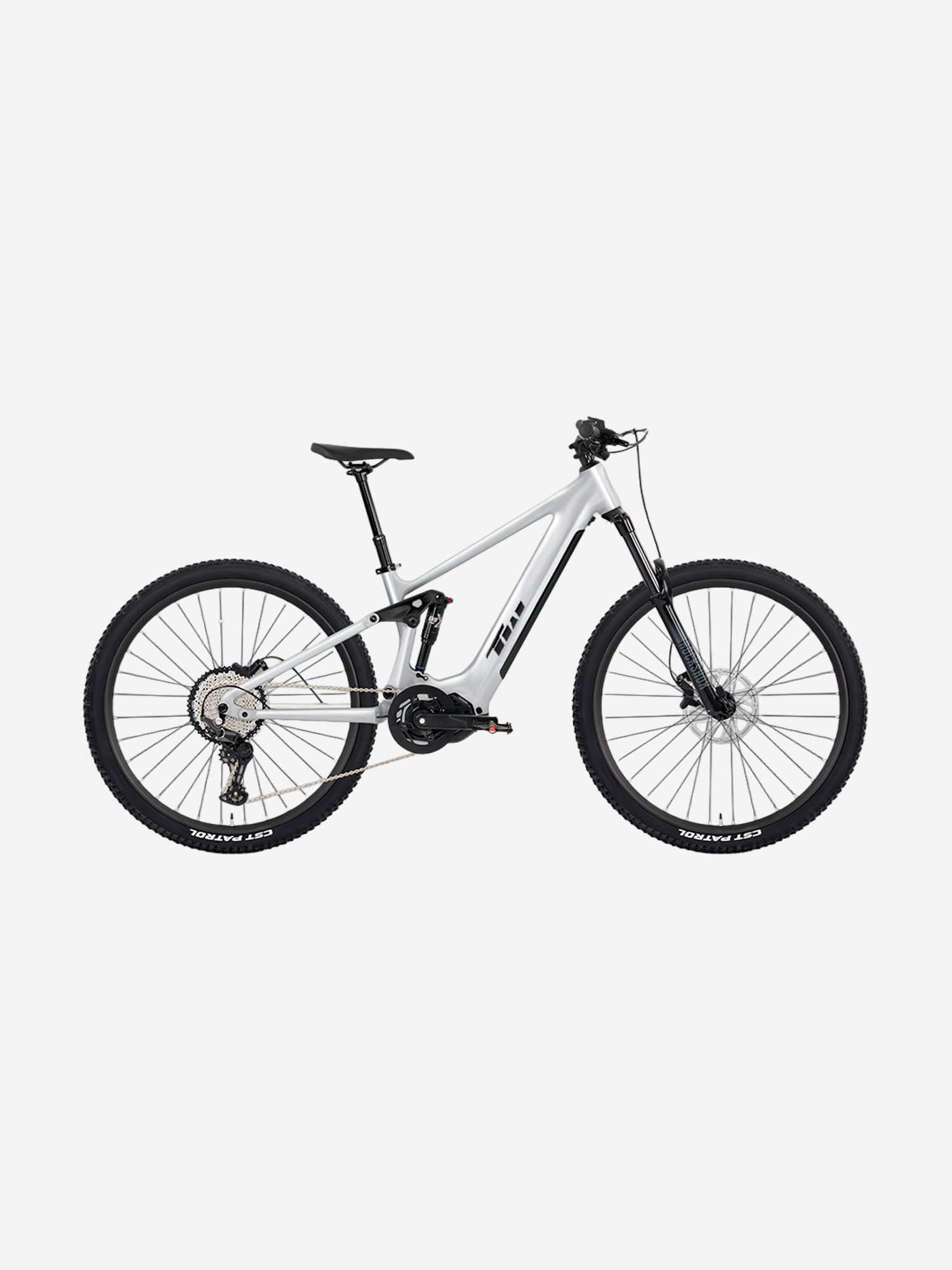 Изображение товара Электровелосипед Twitter EM6-BLACK ROCKSHOX, Серый