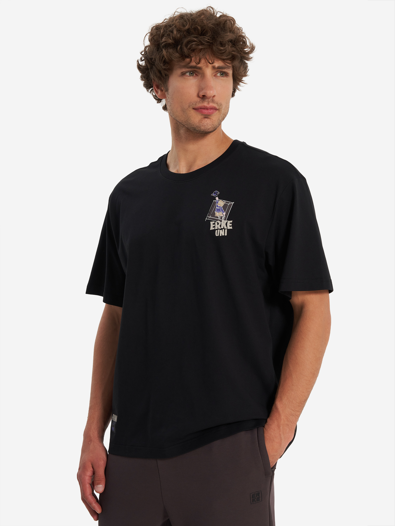 

Футболка мужская Erke, Черный