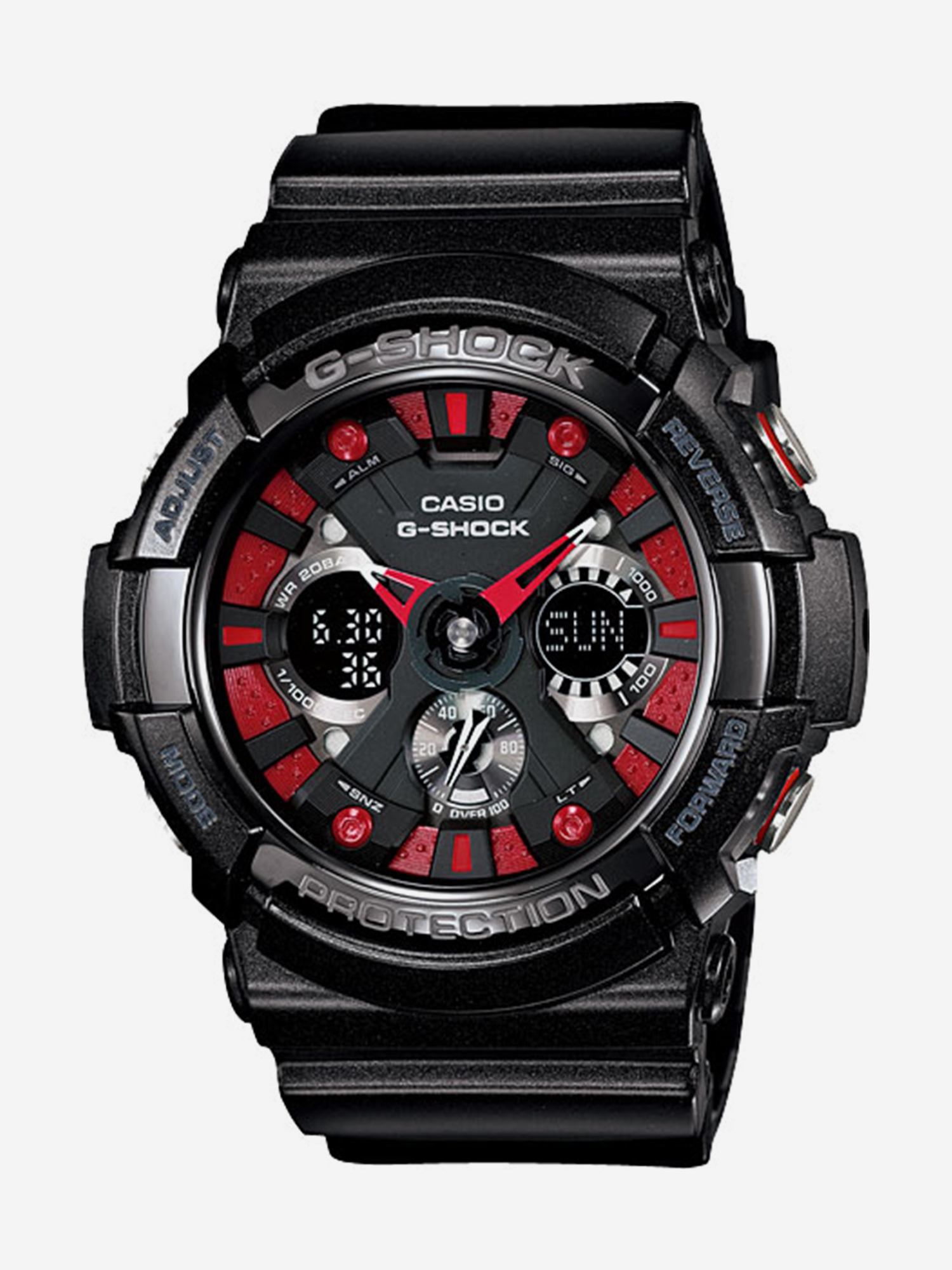 

Спортивные часы Casio GA-200SH-1A, Черный