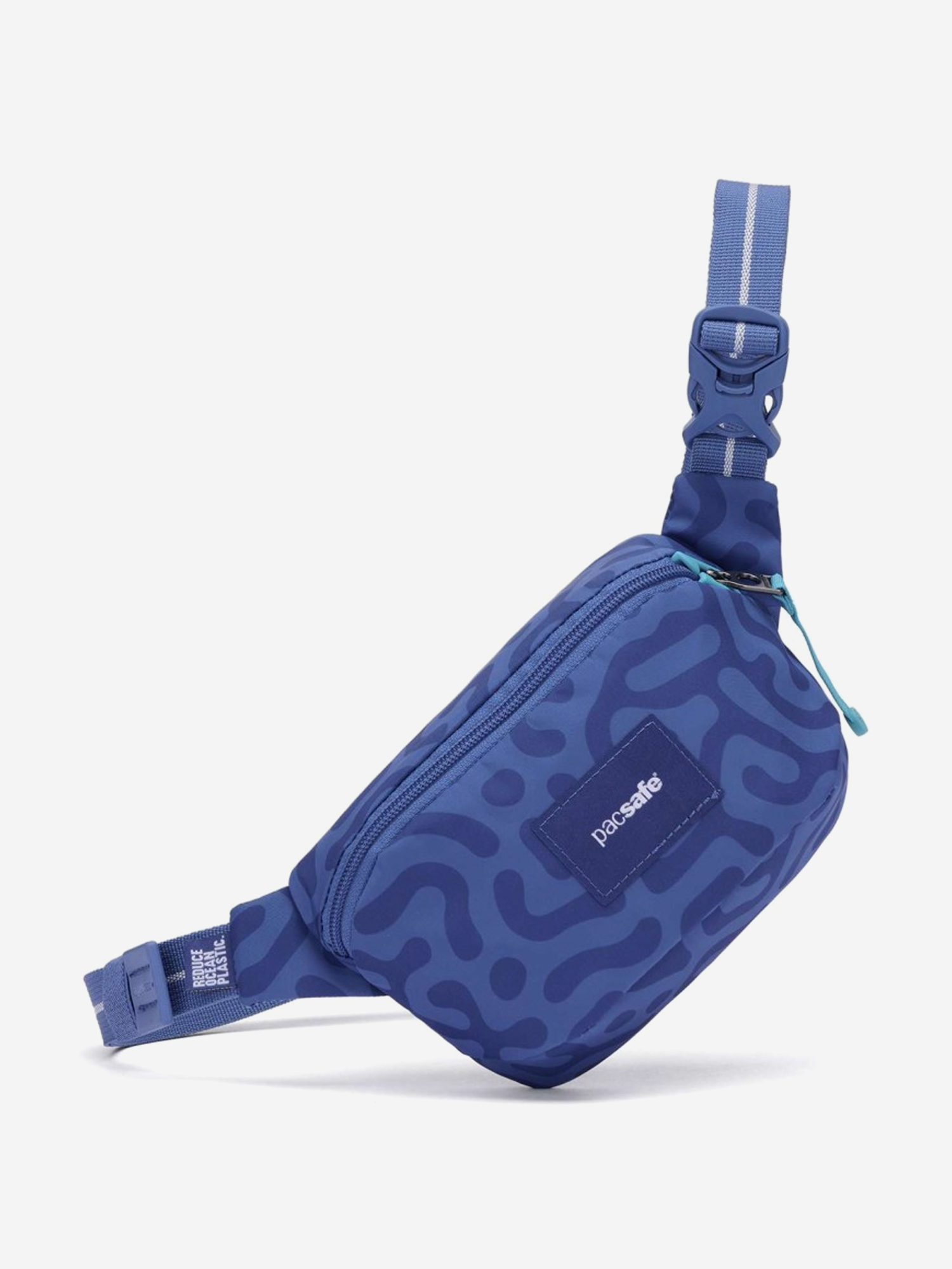 Изображение товара Сумка слинг антивор Pacsafe GO Micro Sling, Cerulean Blue, 1 л., Мультицвет