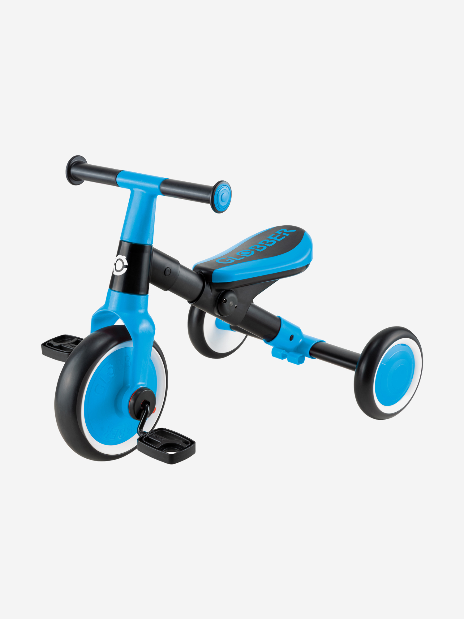 

Трехколесный велосипед-беговел Globber LEARNING TRIKE (2в1), Голубой
