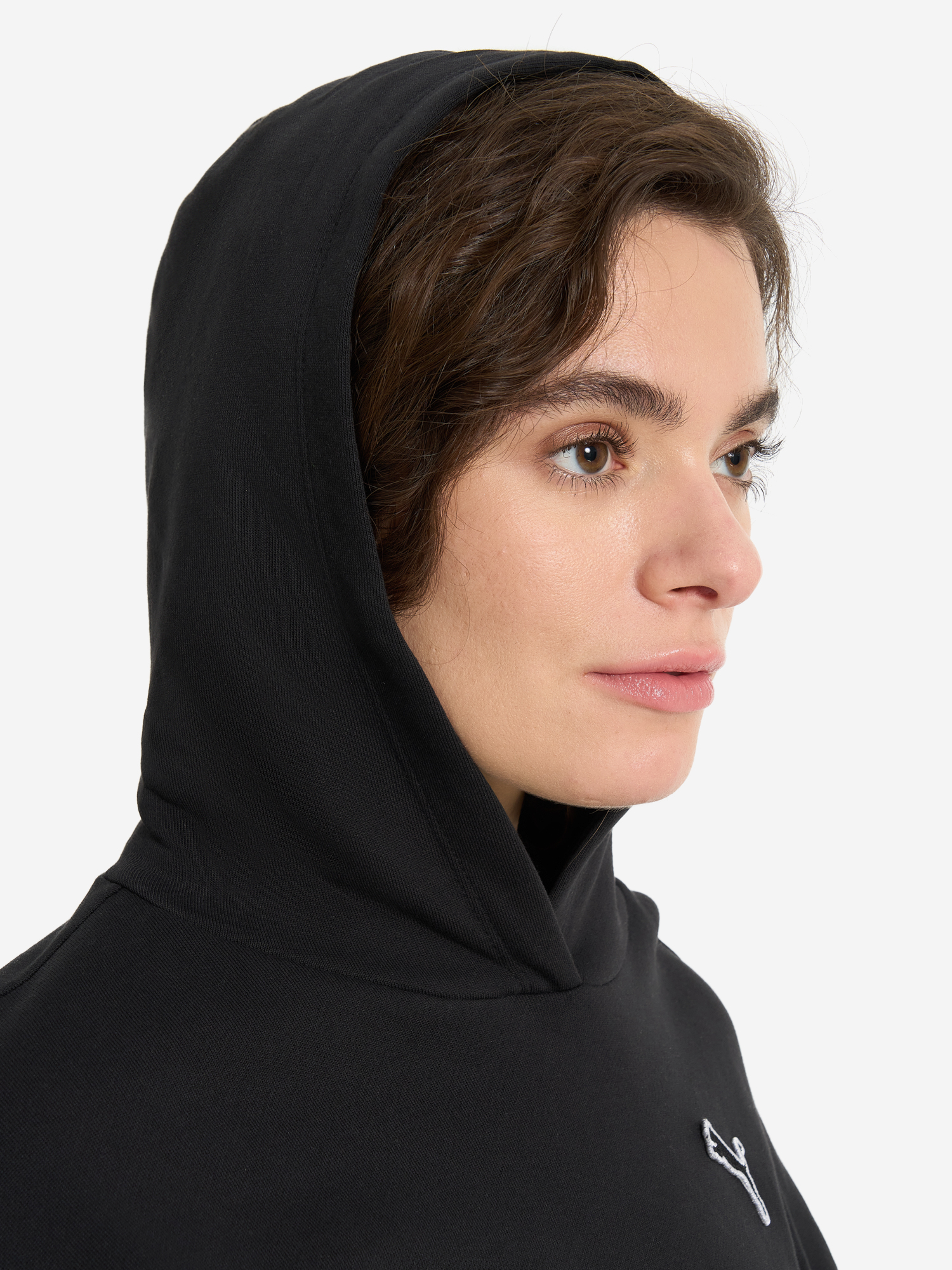 фото Худи женское puma essentials, черный