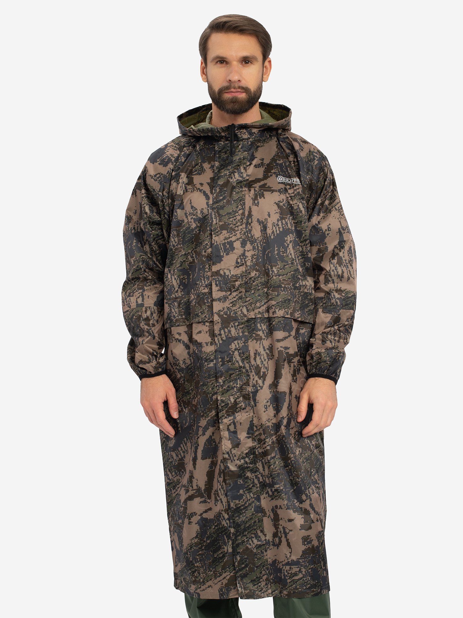 Изображение товара Мужской плащ Huntsman ВВЗ для рыбалки и охоты водонепроницаемый ткань таффета