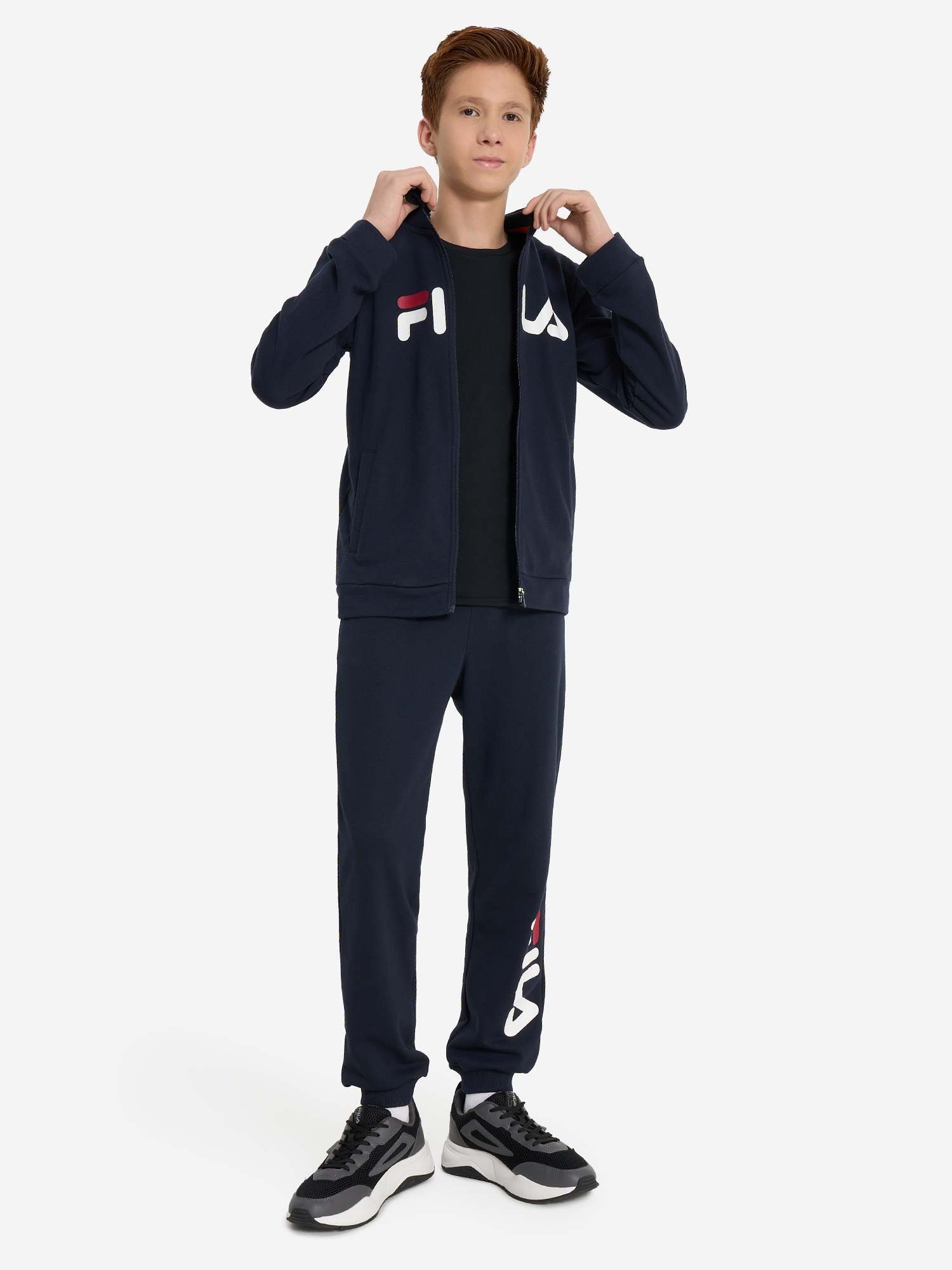фото Толстовка для мальчиков fila, синий