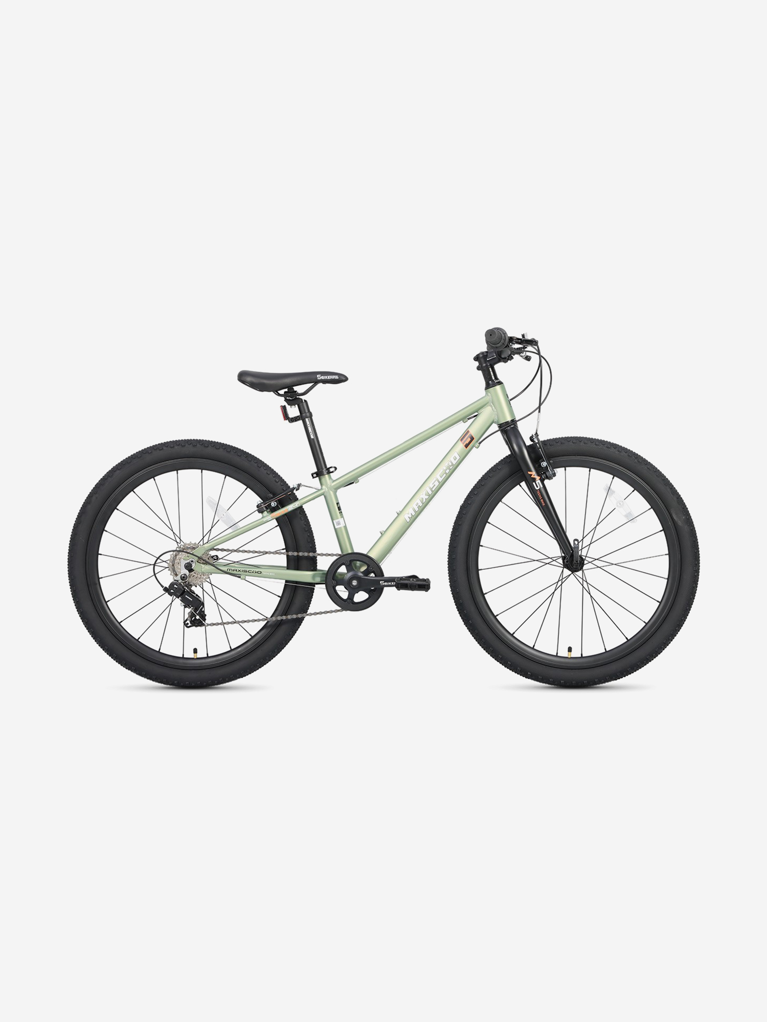 

Велосипед детский Maxiscoo 5BIKE 24'' M200, хаки, 2025, Зеленый