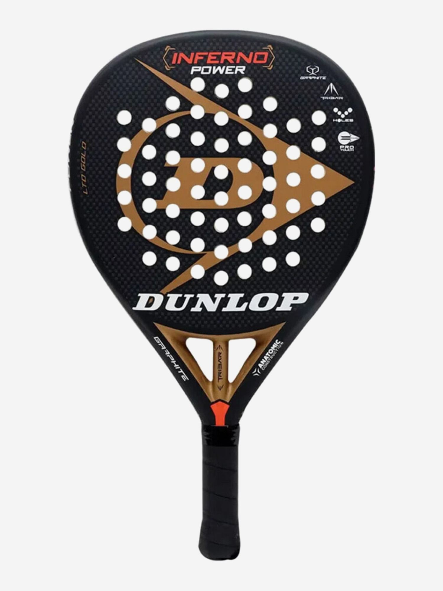 Изображение товара Ракетка для падела Dunlop Inferno Gold профессиональный инвентарь для взрослых