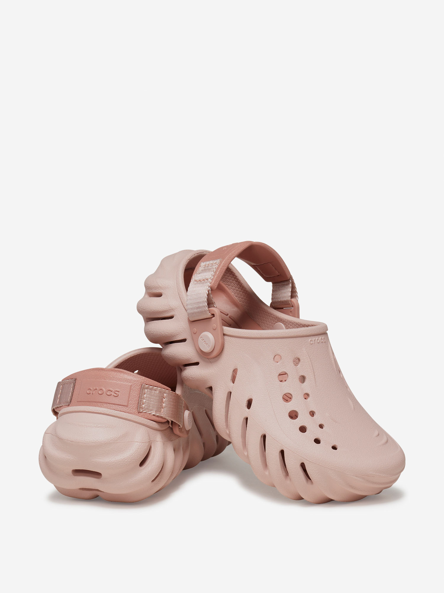 Сабо для девочек Crocs Echo Clog K, Розовый 208190C1G-6TY, размер 34-35 - фото 7