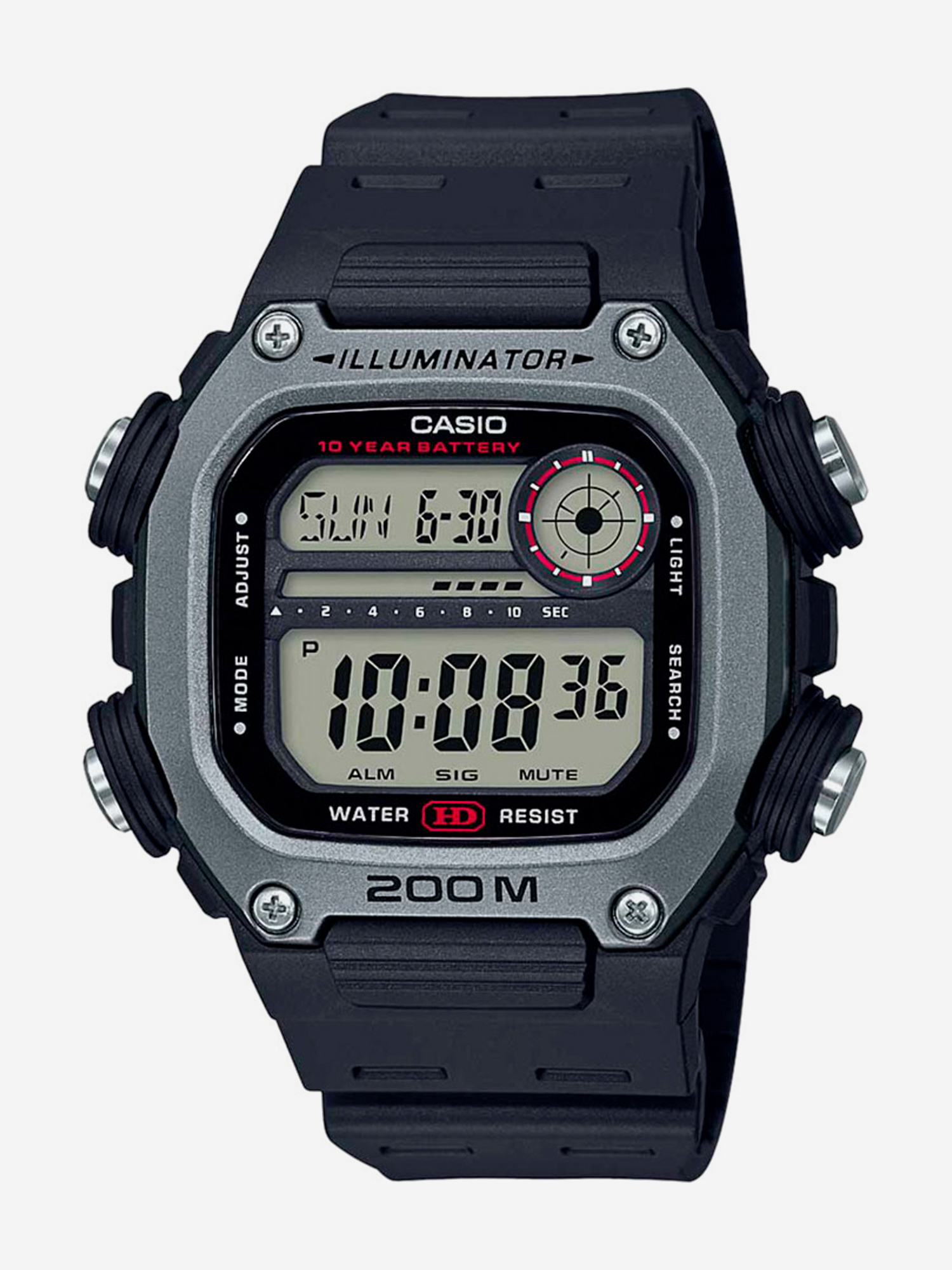 

Спортивные часы CASIO DW-291H-1A, Черный