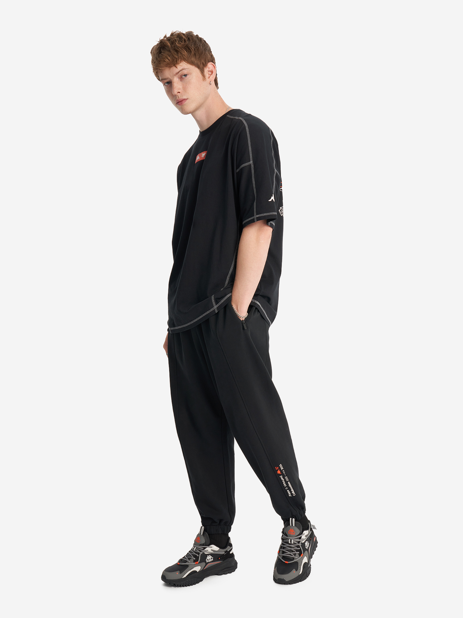 фото Футболка kappa x virtus.pro, черный