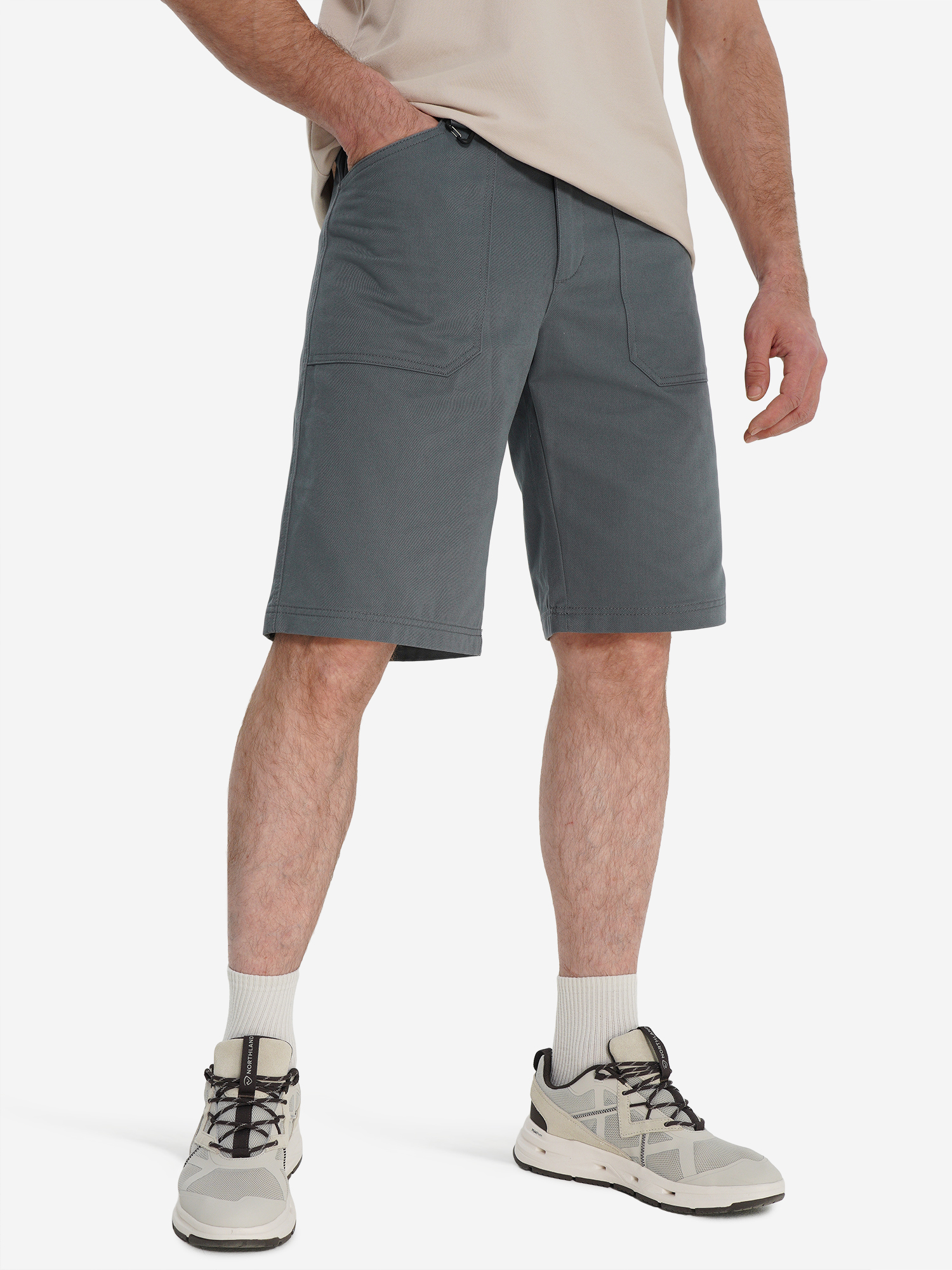 Шорты мужские Northland, серый, арт. 141022N16-93