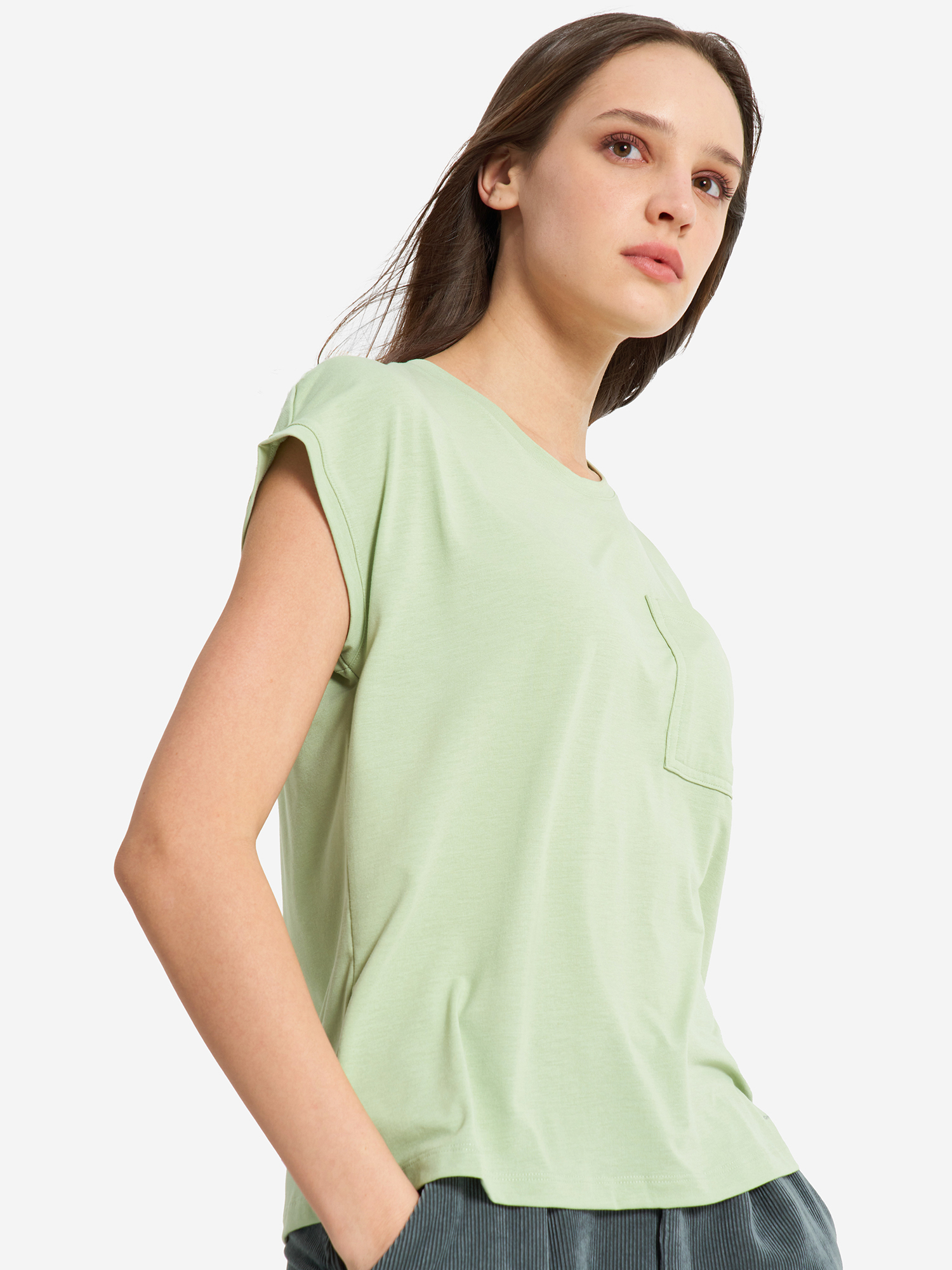 

Футболка женская Columbia Boundless Trek Short Sleeve Tee, Зеленый