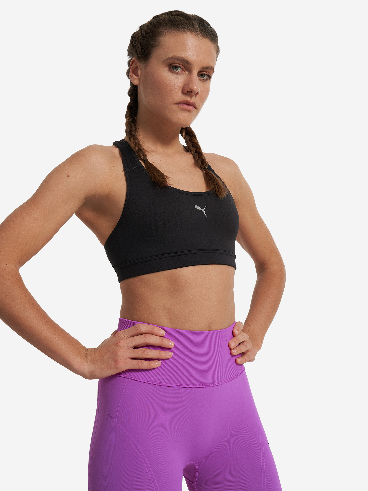 

Топ бра спортивный PUMA 4 Keeps Run, Черный