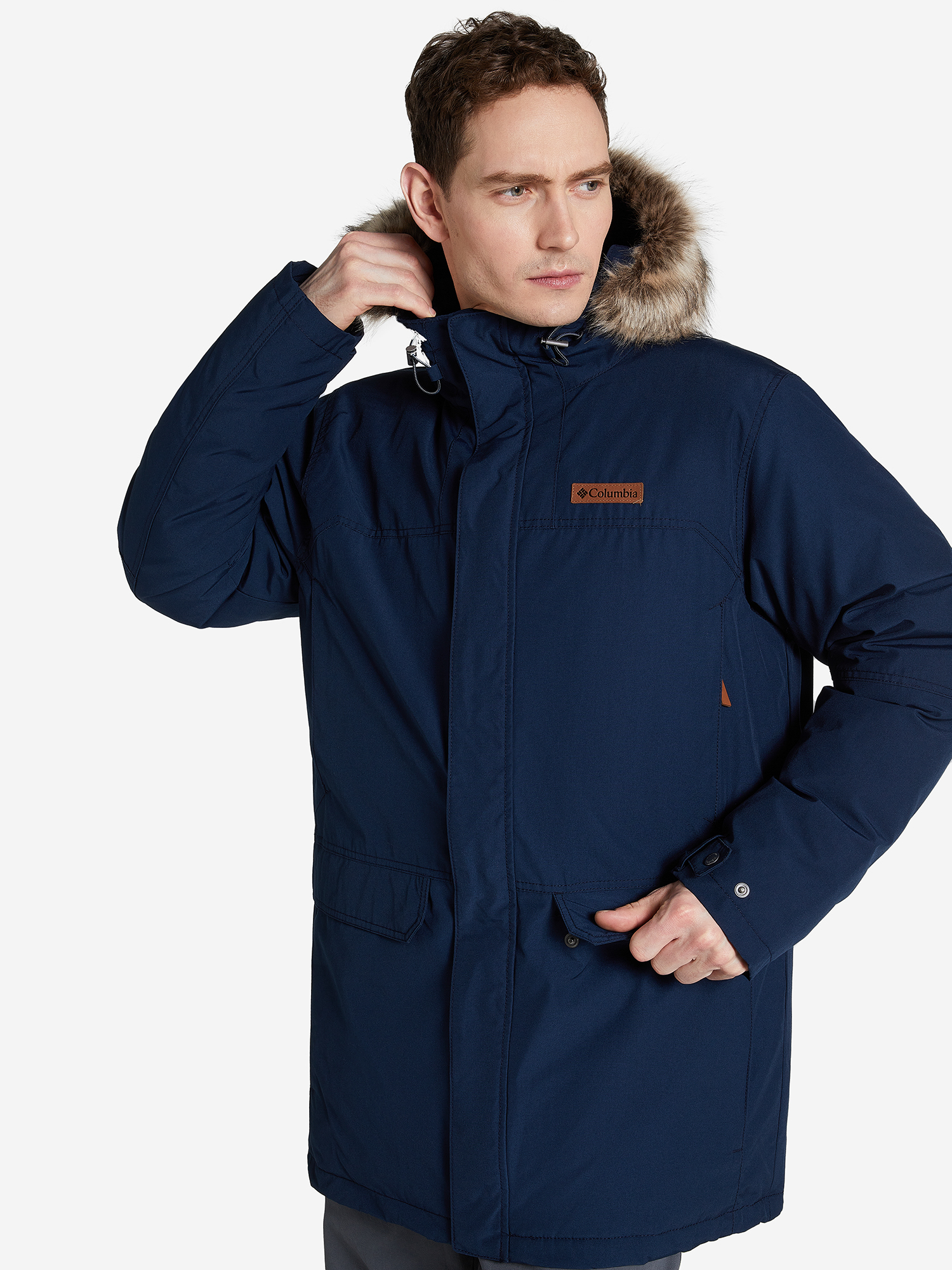 

Куртка утепленная мужская Columbia Marquam Peak Parka, Синий