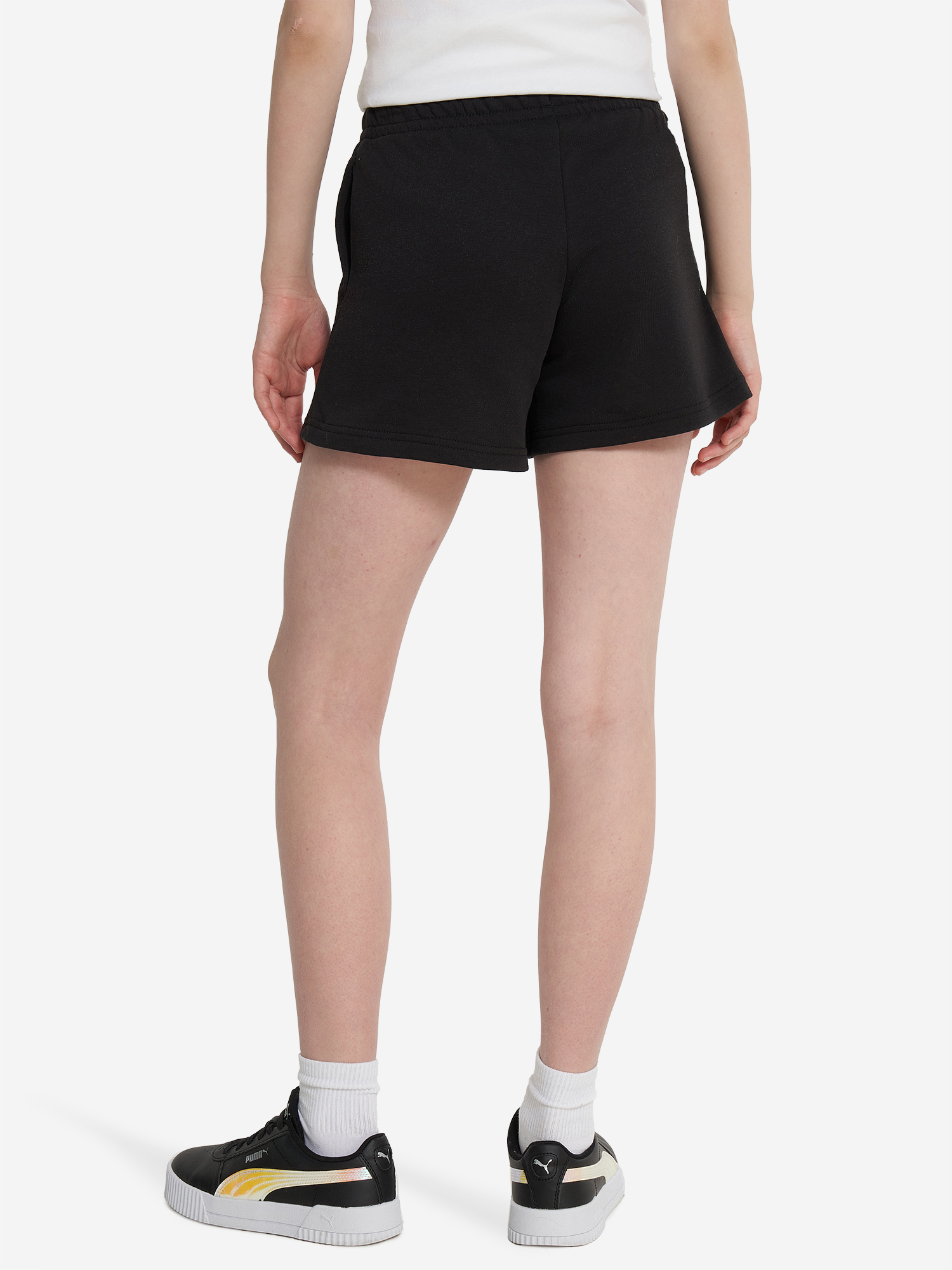 Шорты для девочек PUMA Small No. 1 Logo, Черный 3