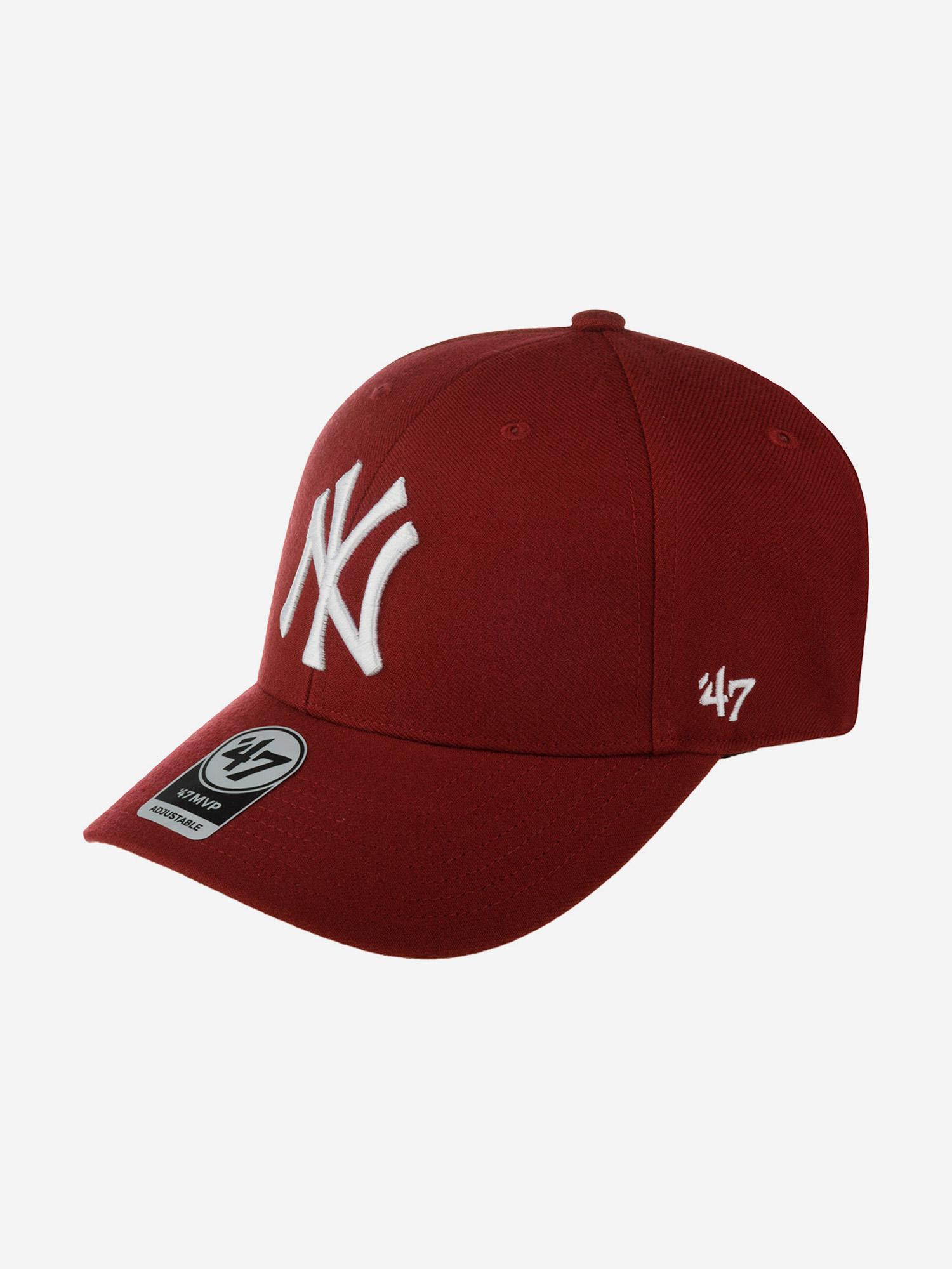 

Бейсболка 47 BRAND B-MVP17WBV-CAA New York Yankees MLB (малиновый), Мультицвет