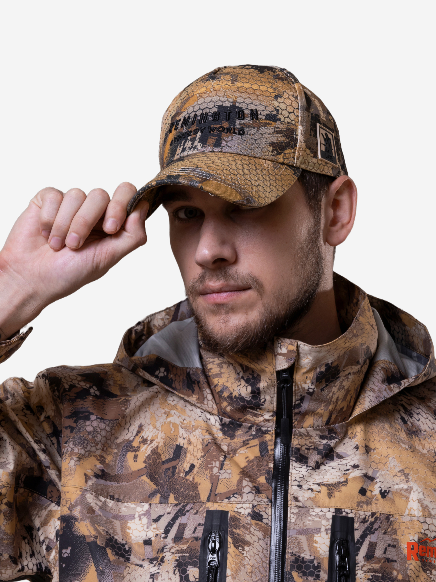 Изображение товара Бейсболка Remington classic Yellow Waterfowl Honeycombs для рыбалки и охоты