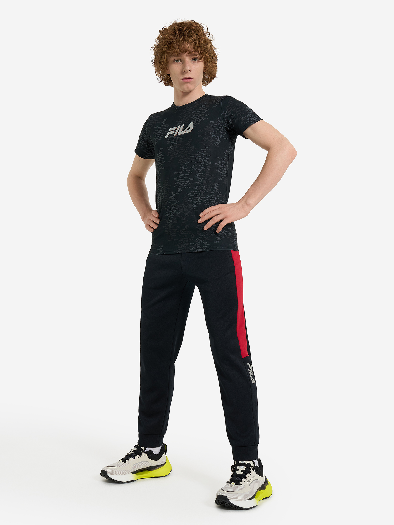 фото Футболка для мальчиков fila, черный